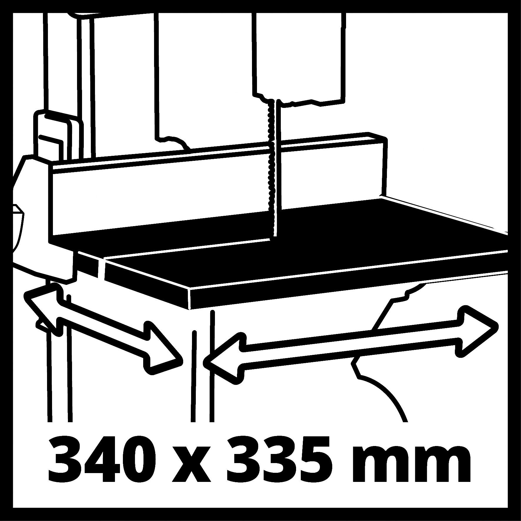 Einhell Bandsäge »TC-SB 245 L« 400 Watt, stufenlos verstellbarer Winkelanschlag