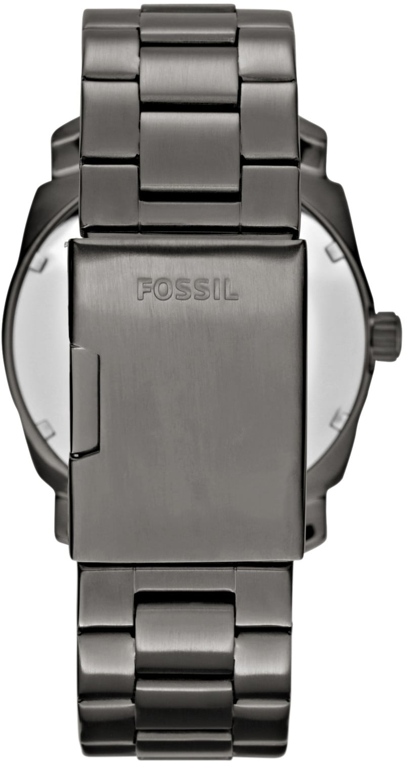 Fossil Quarzuhr »MACHINE«, Armbanduhr, Herrenuhr, Datum, analog, Edelstahlarmband