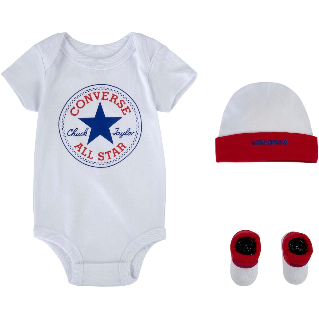 Converse Body »CLASSIC CTP INFANT HAT BODYSUIT BOO«, (Packung, 3 tlg.)