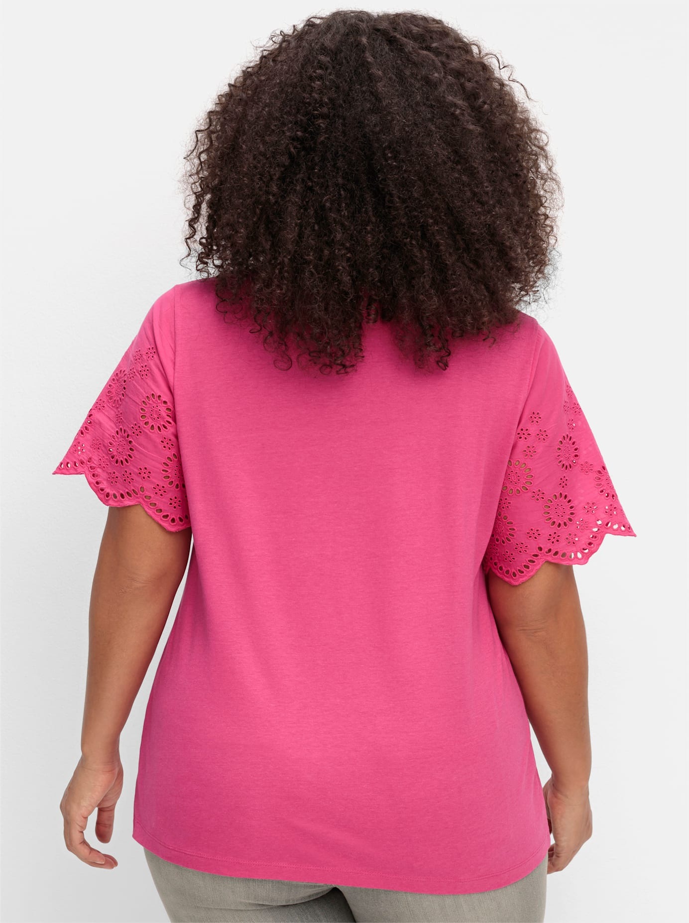 sheego by Joe Browns Kurzarmshirt »Shirt«, (1 tlg.)
