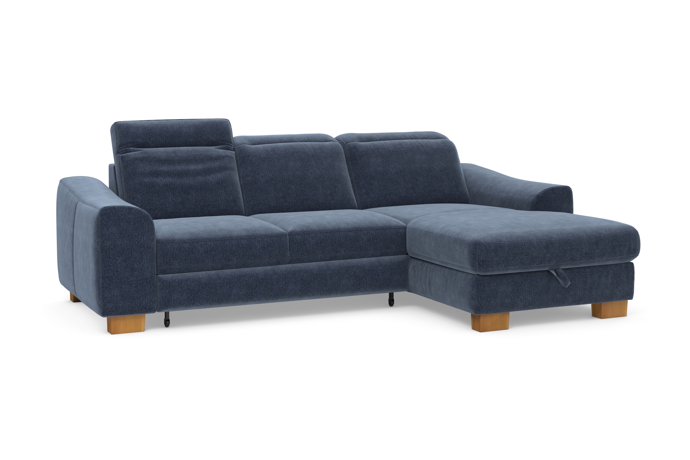 Home affaire Ecksofa »Dundee L-Form« wahlweise mit Kopfteilverstellung und zusätzlich mit Bettfunktion