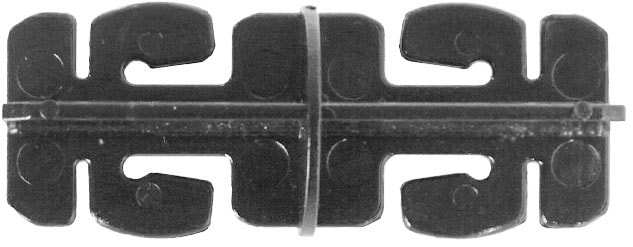 Stangenverbinder »Rundrohr 20mm«, (1 St.), Schwarz