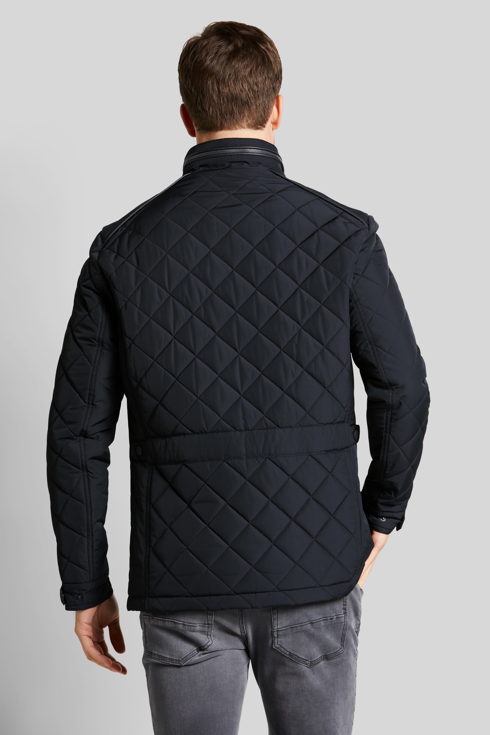 bugatti Langjacke, ohne Kapuze, im Rautenstepp