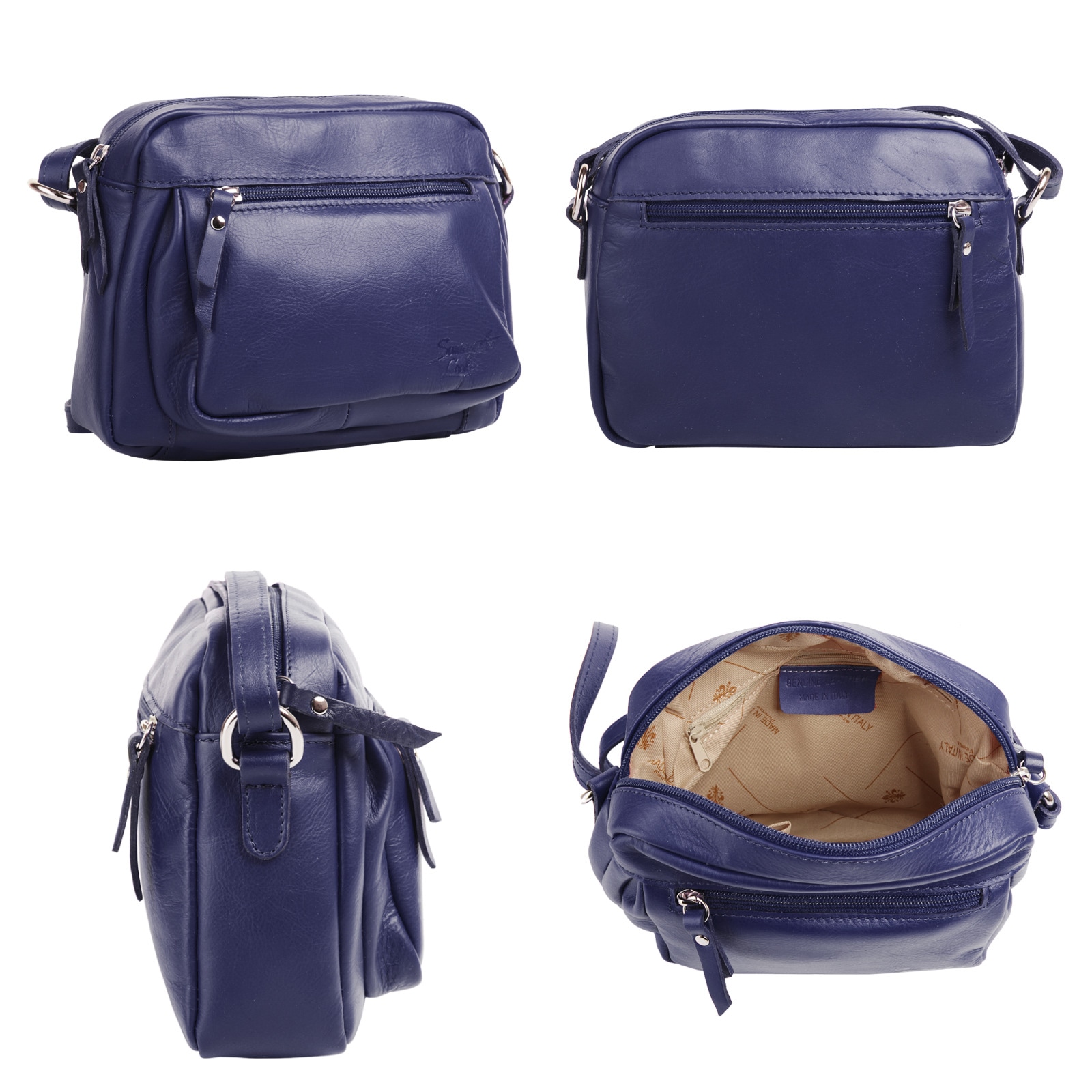 Samantha Look Umhängetasche echt Leder