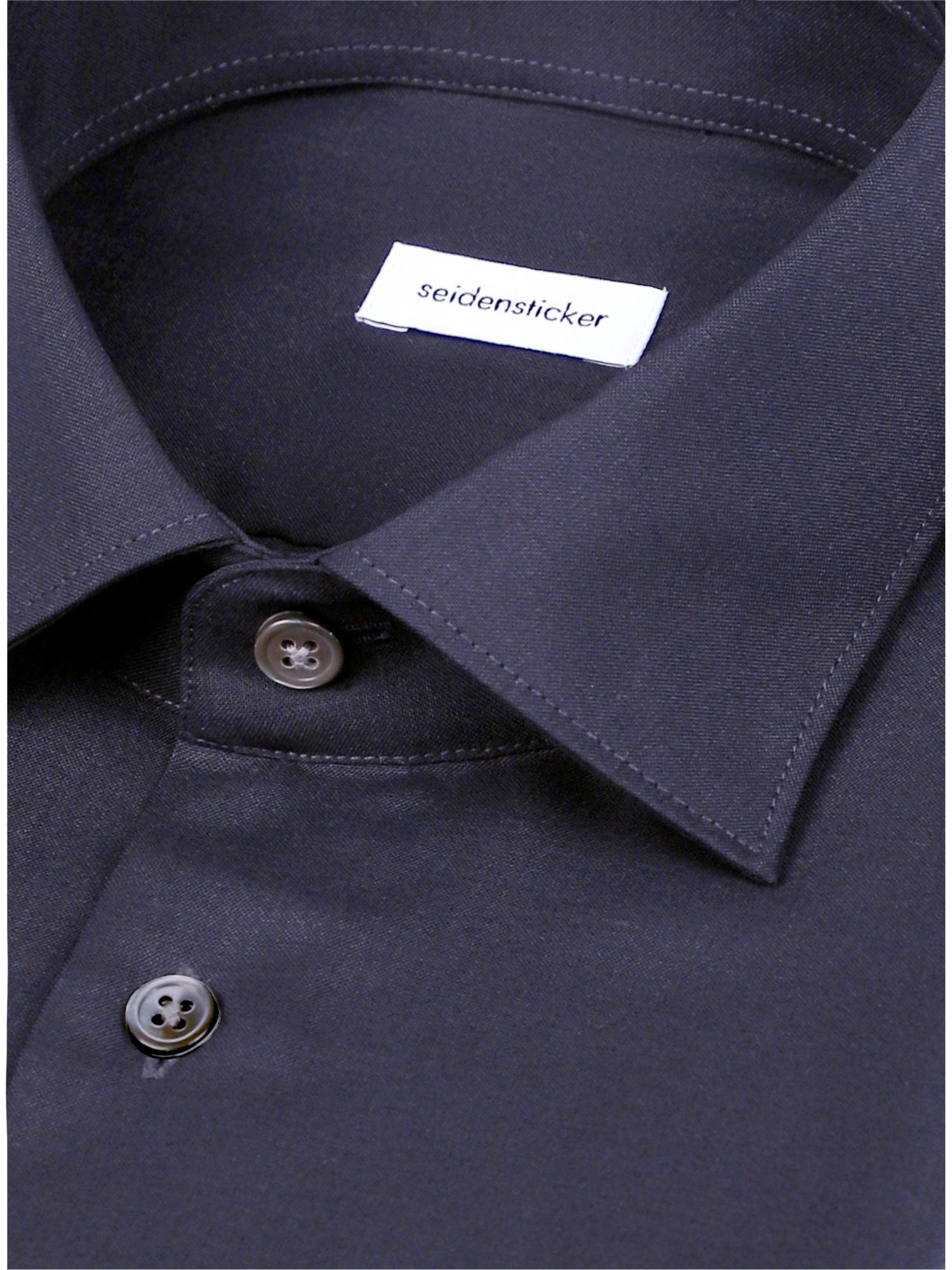 seidensticker Businesshemd »Schwarze Rose« Slim 1/1 Kentkragen Uni