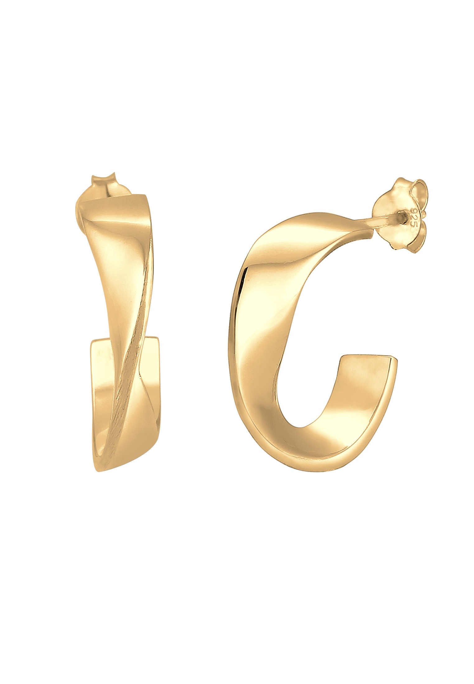 Elli Paar Creolen »Ohrringe Creolen Ohrstecker 925 Sterling Silber«