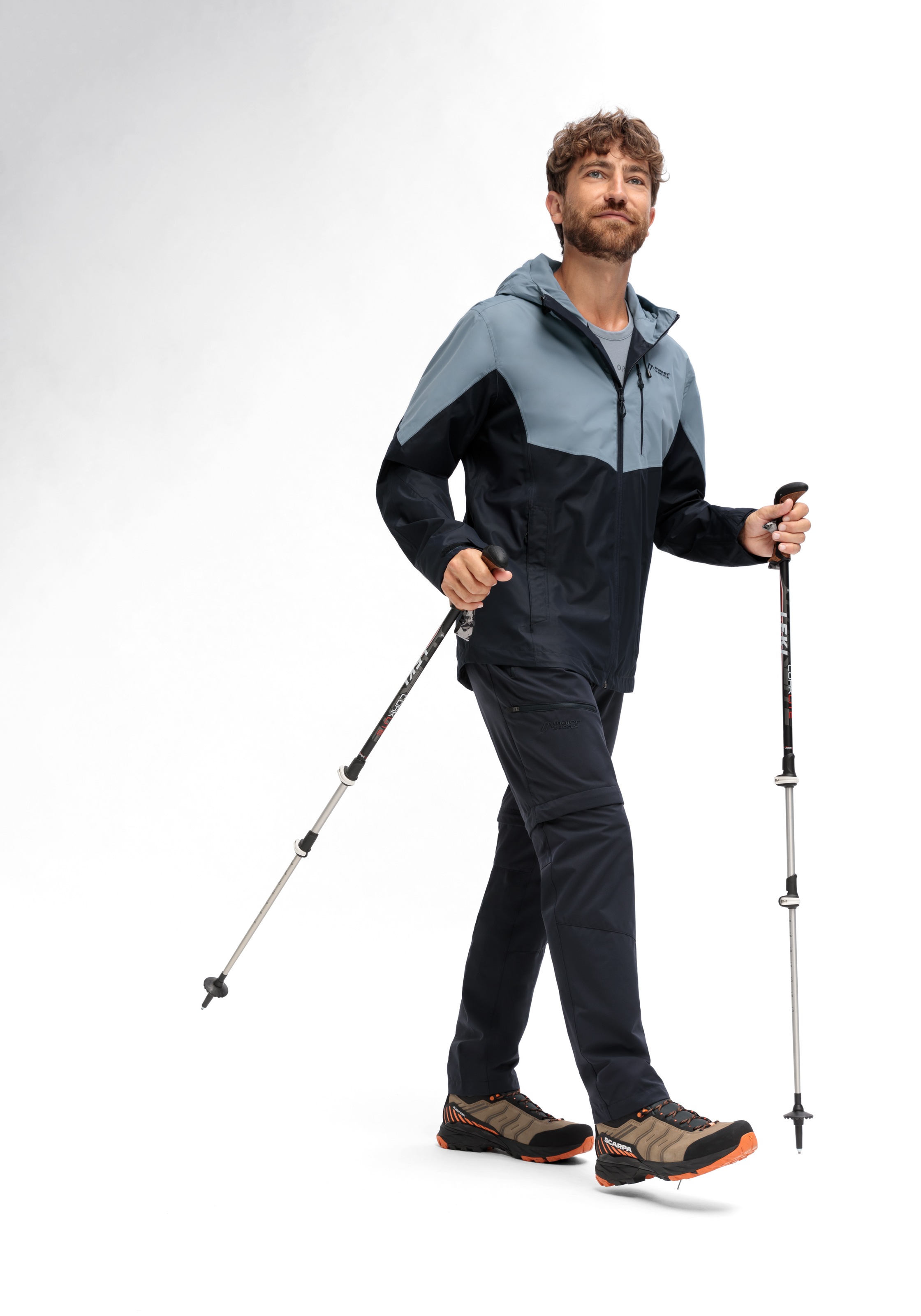 Maier Sports Outdoorjacke »Schlufterkopf M«, Herren Jacke wasserdicht, Funktionsjacke 3 Taschen außen + Innentasche