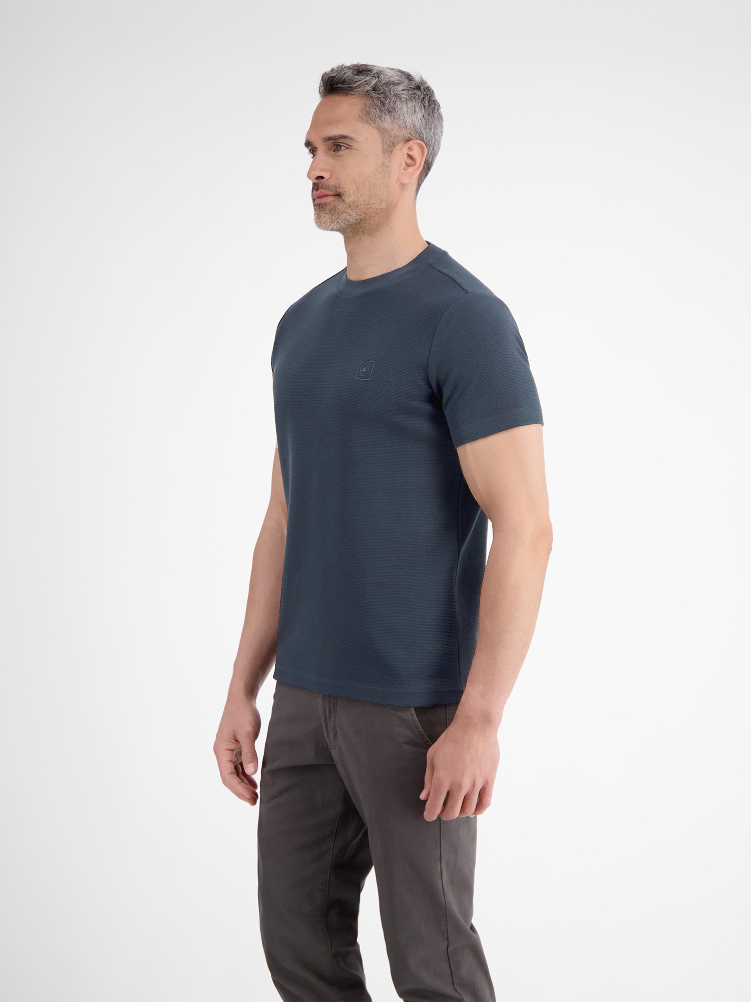 LERROS T-Shirt »LERROS Herren T-Shirt in Strukturqualität«