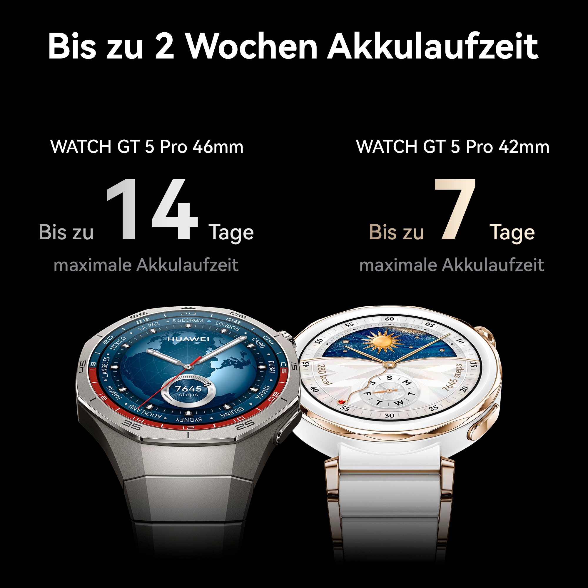 Huawei Smartwatch »Watch GT5 Pro 42MM (Jana-B29C)«, (3,35 cm / 1,32 Zoll), 4 GB,)