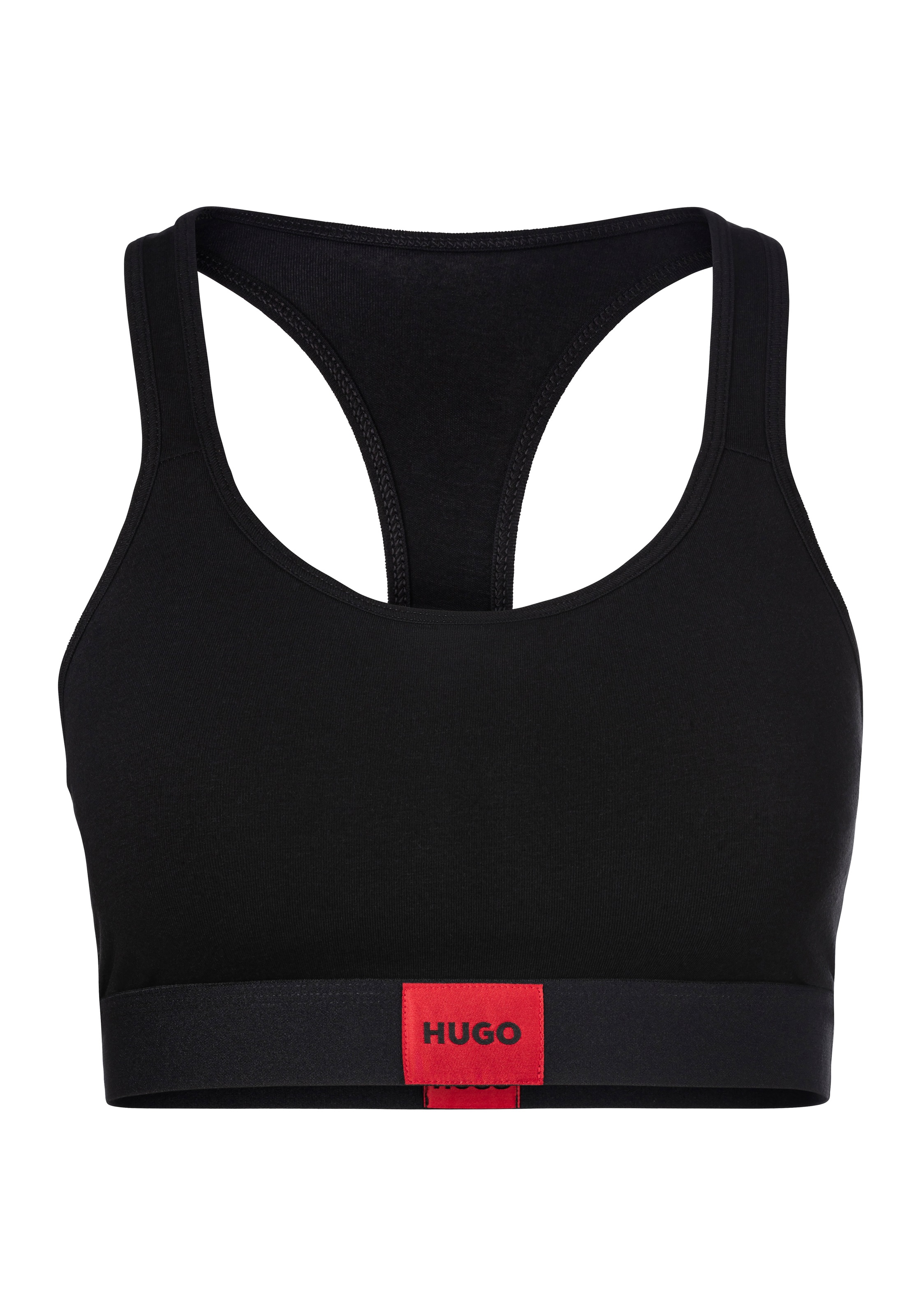 HUGO Underwear Bralette-BH »BRALETTE PAD.RED LAB«, mit aufgesticktem HUGO BOSS Logo