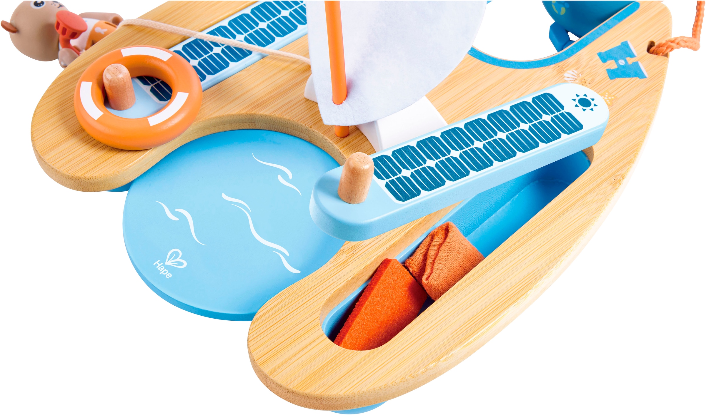 Hape Spielwelt »Green Planet Explorers, Ben’s Catamaran«