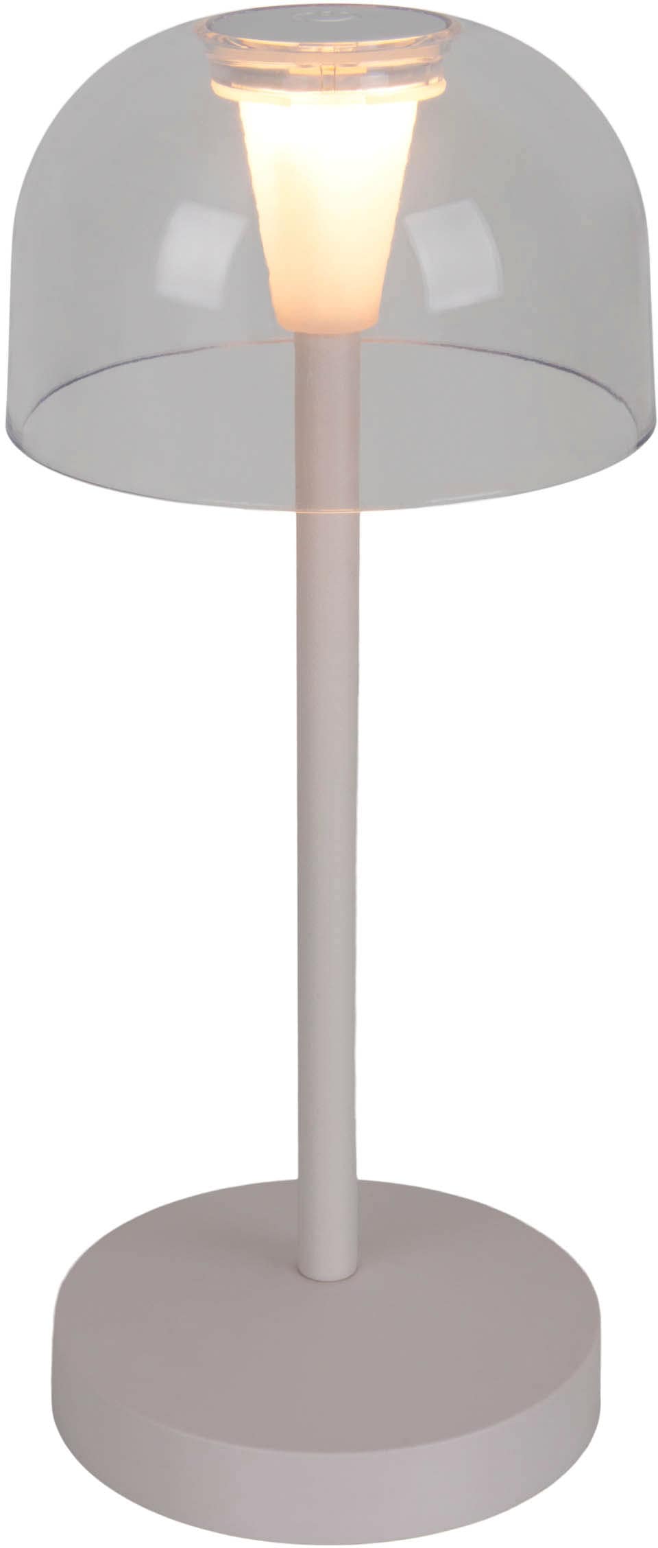 näve LED Tischleuchte »Gomba 18,5 cm« LED-Modul 2 Stk. Warmweiß 2er Set, aufladbar, USB Kabel, Memoryfunktion, stufenlos dimmbar