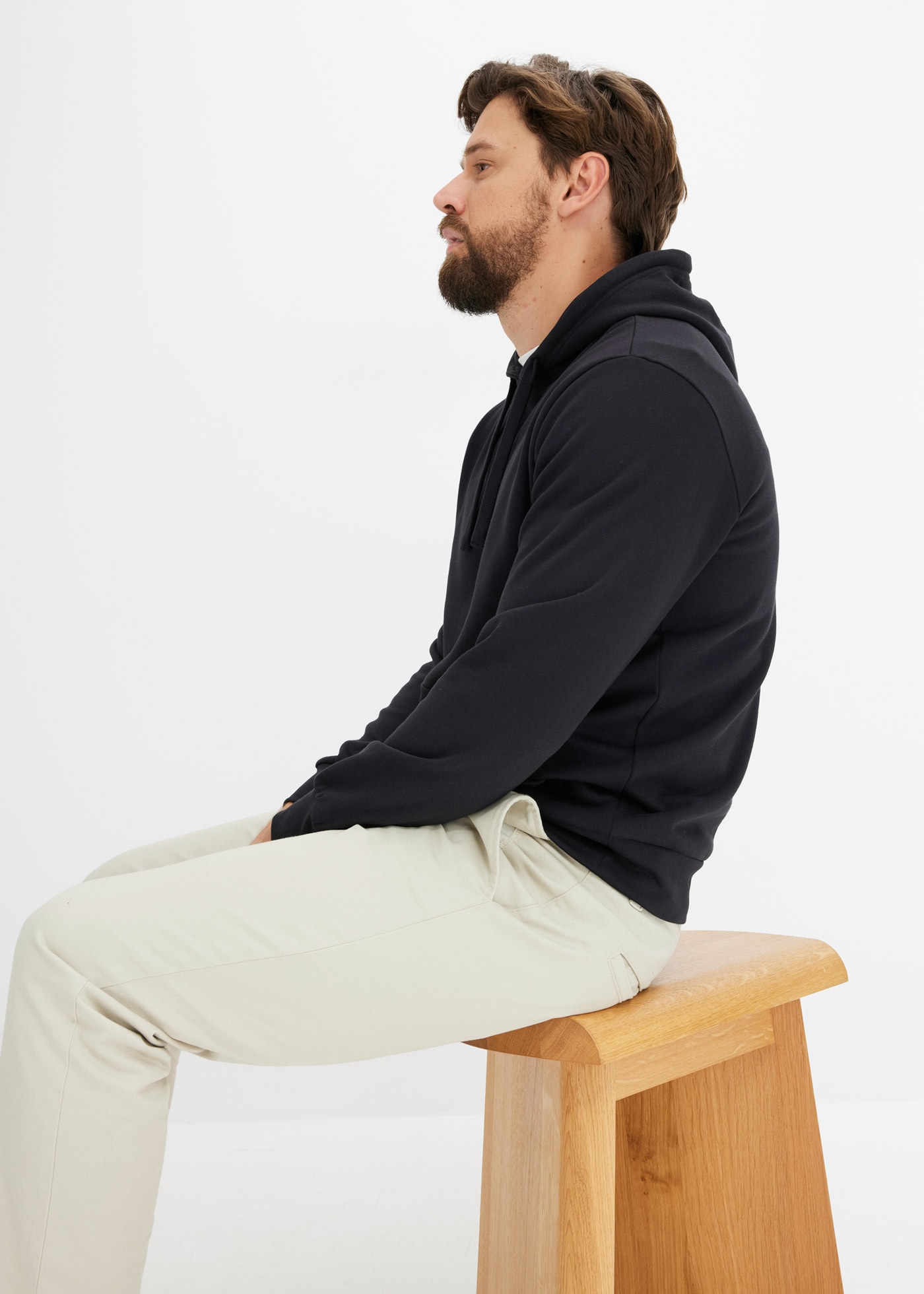 bonprix Kapuzensweatshirt »Hoodie«, Regular Fit, mit Kapuze, angenehme Baumwollmischung
