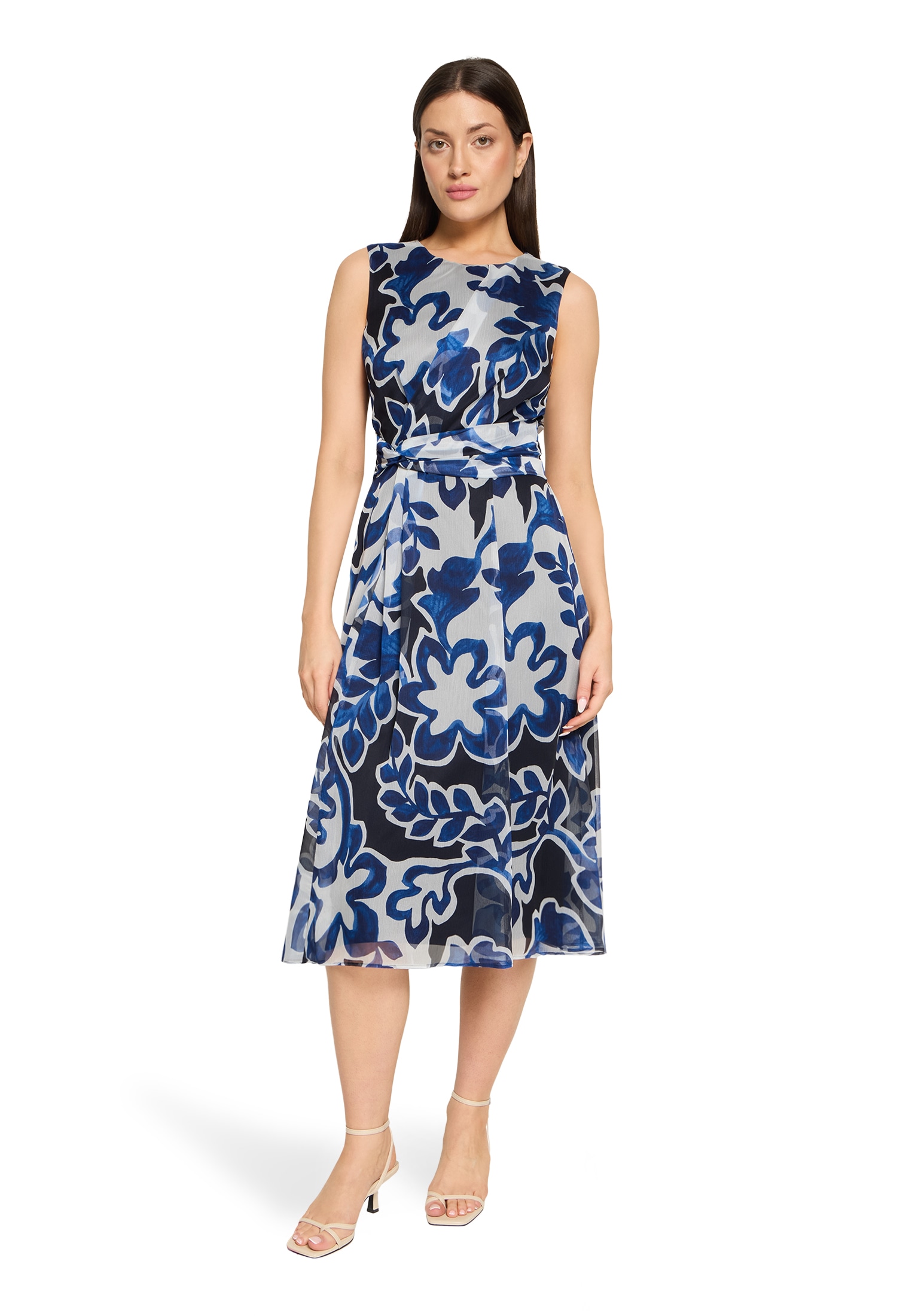 Betty&Co Chiffonkleid »Chiffonkleid ohne Arm«