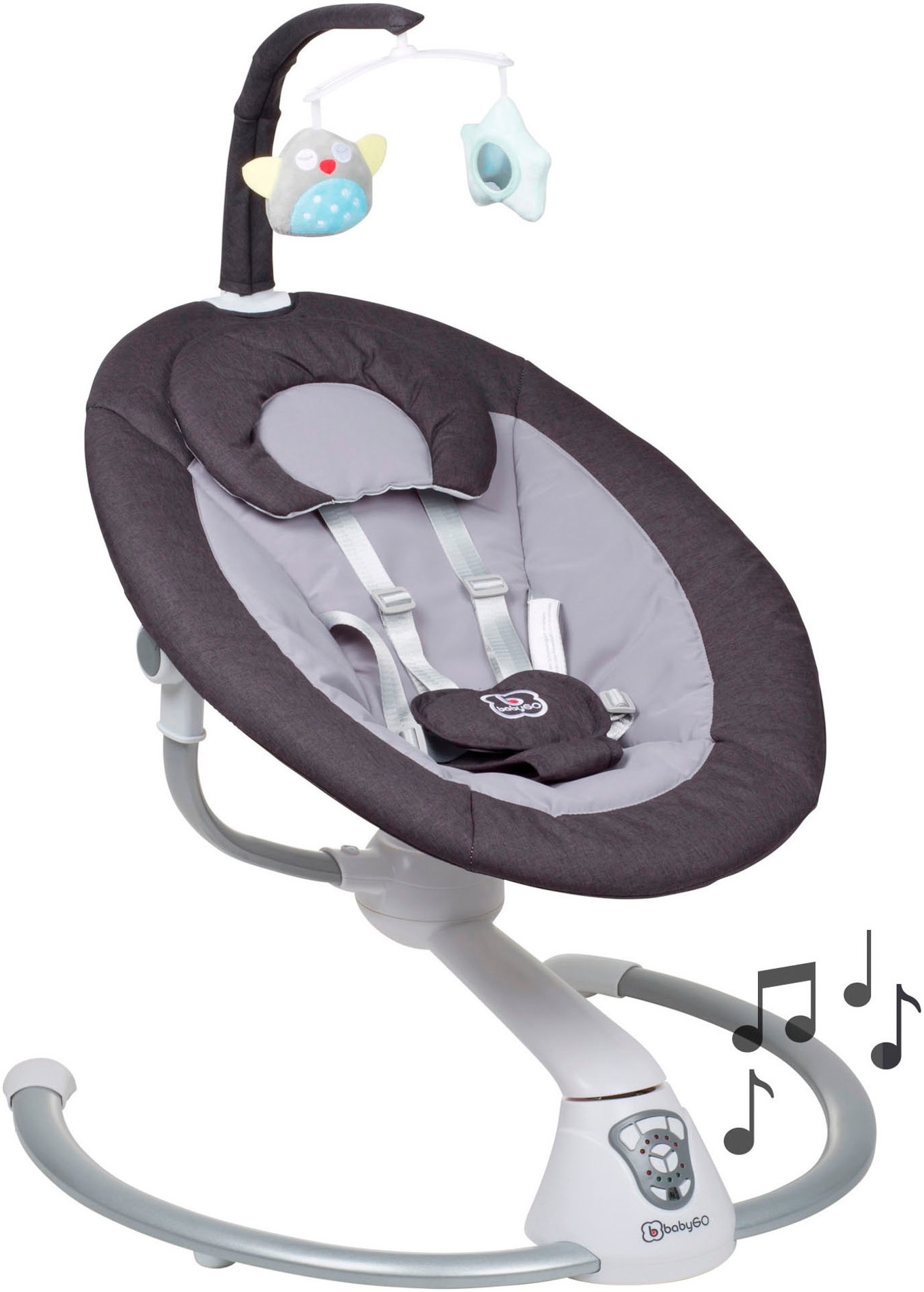 BabyGo Babywippe »Homey«, bis 9 kg, mit Schaukelbewegungen und Sound