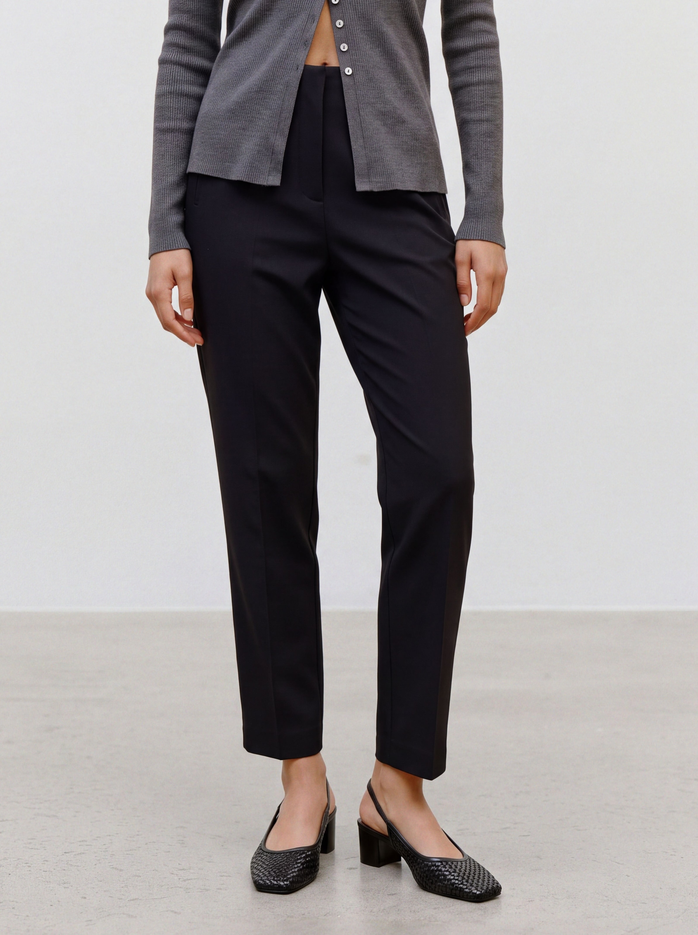 Vero Moda Anzughose »VMZOEY MW TAPERED PANT NOOS«  Materialmix