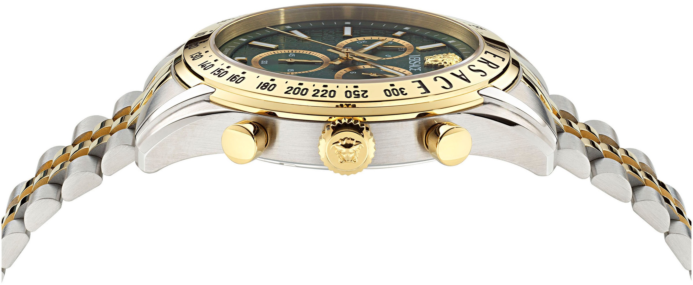 Versace Chronograph »CHRONO MASTER«, Quarzuhr, Armbanduhr, Herrenuhr, Datum, Stoppfunktion, Swiss Made