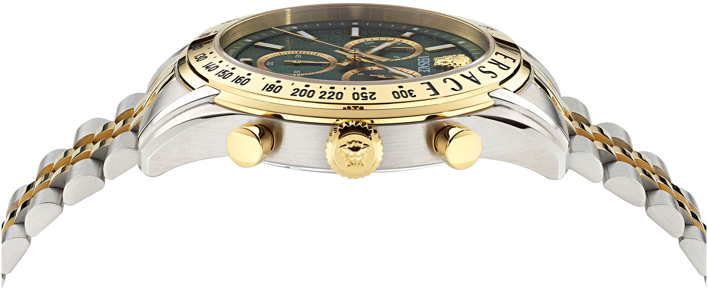 Versace Chronograph »CHRONO MASTER« Quarzuhr, Armbanduhr, Herrenuhr, Datum, Stoppfunktion, Swiss Made