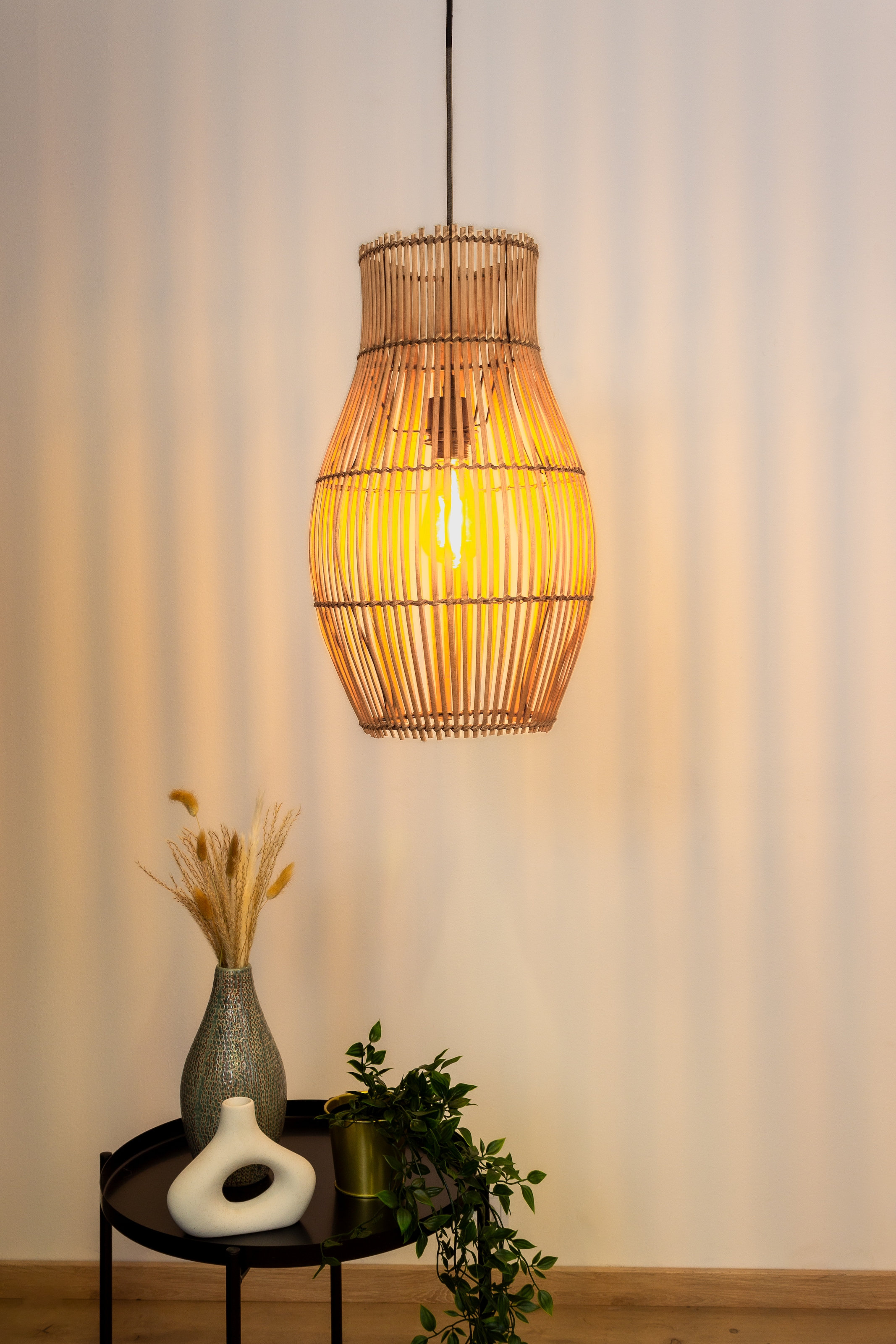ECO-LIGHT Pendelleuchte »Bamboo«, 1 flammig, Leuchtmittel E27 | ohne Leuchtmittel