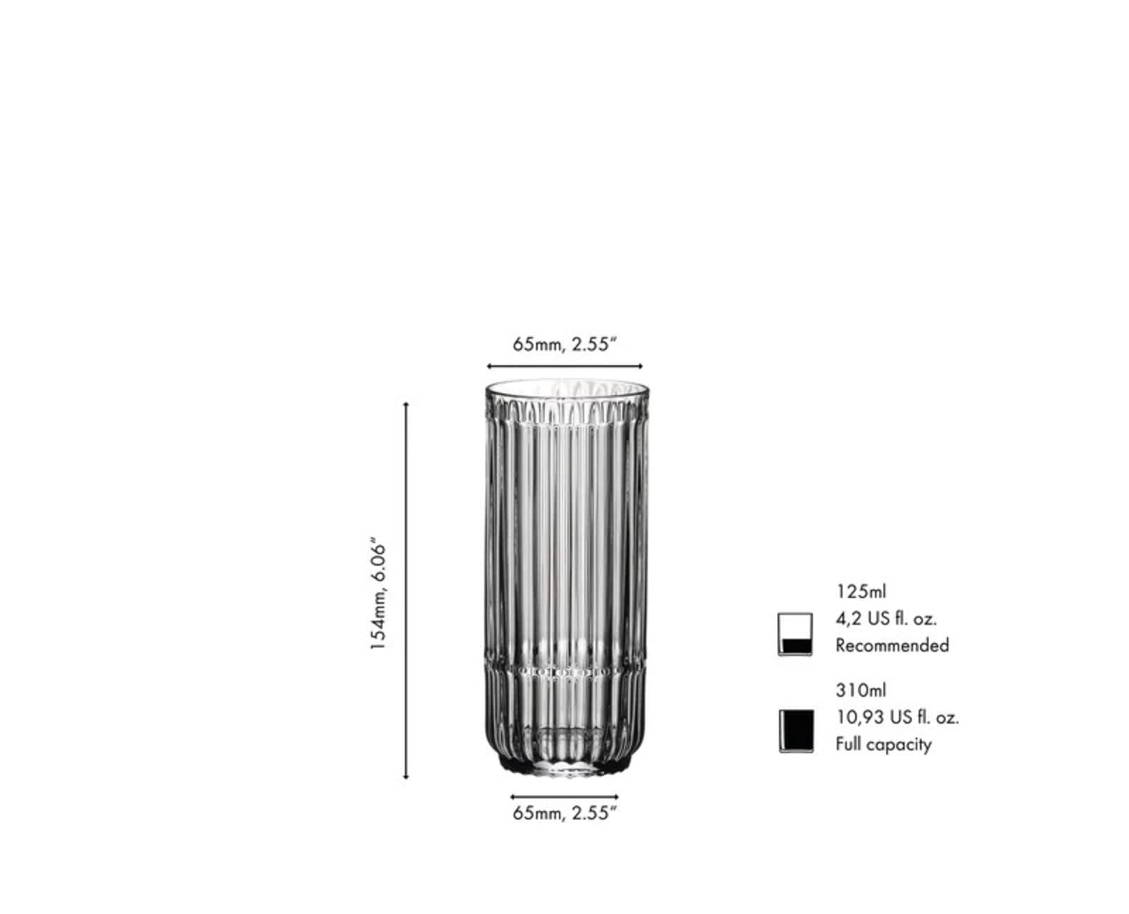 RIEDEL THE WINE GLASS COMPANY Longdrinkglas »Highball Gläser Bar Rituals 310 ml 6er Set transparent« Spülmaschinenfest
