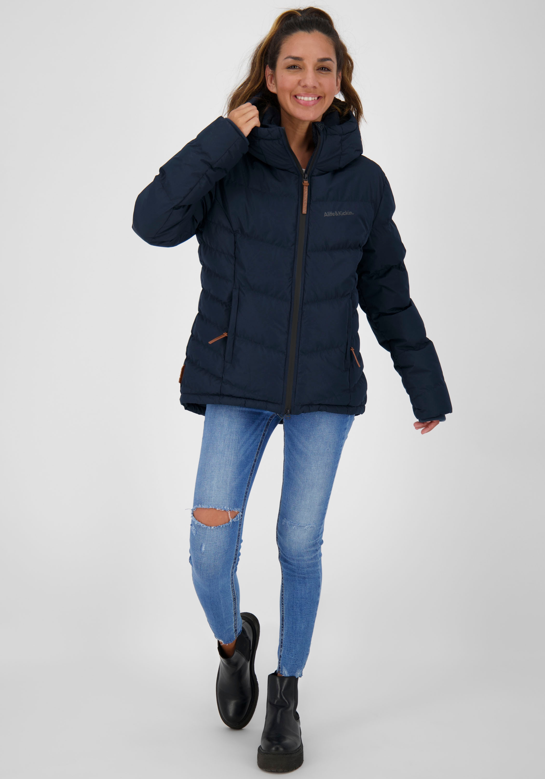 Alife & Kickin Steppjacke »JUANAAK A« mit Kapuze Pufferjacke mit ultraleichter Wattierung und hoher Wärmeleistung