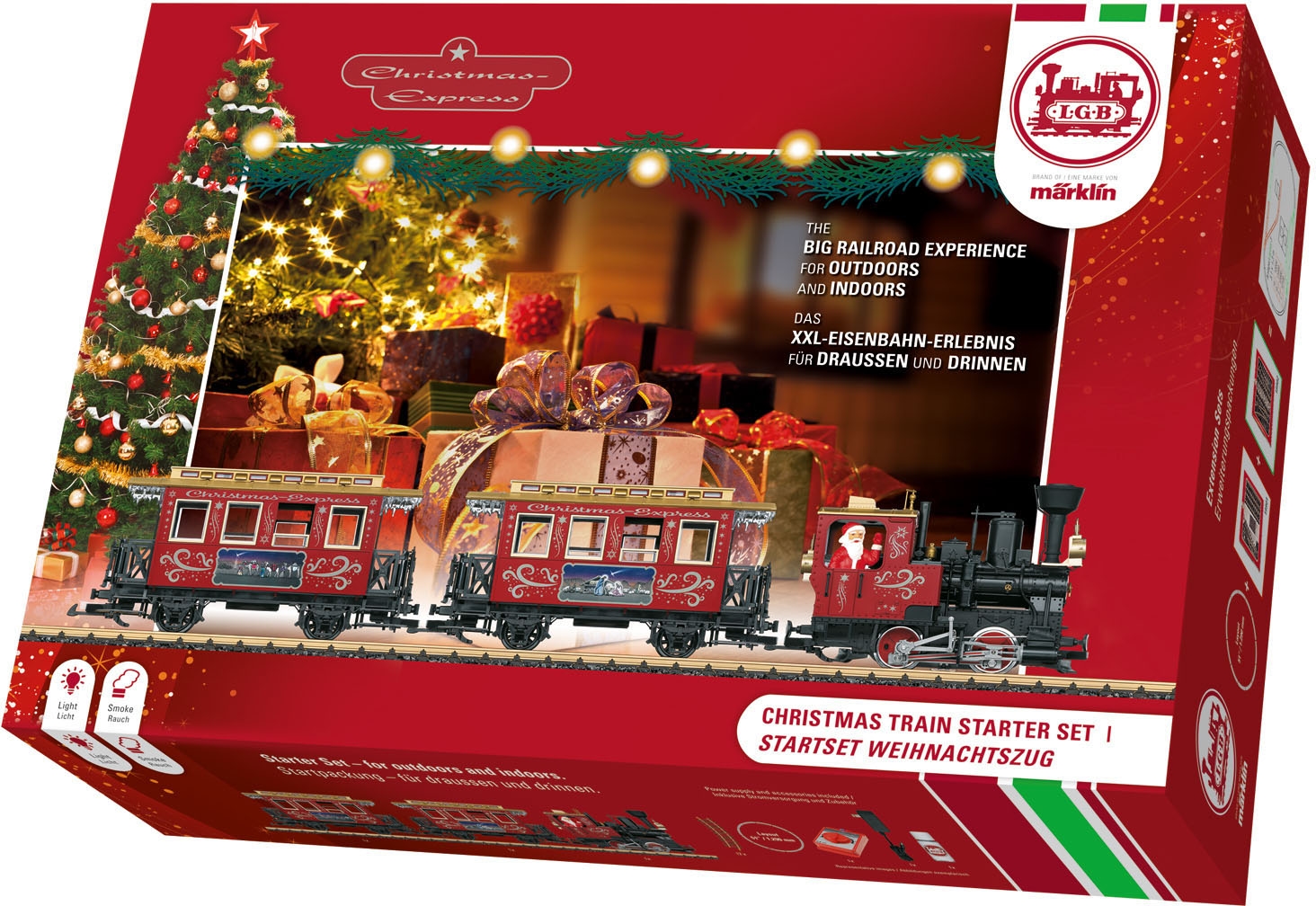 Modelleisenbahn-Set »LGB - Startset Weihnachtszug - L70308«, Made in Europe