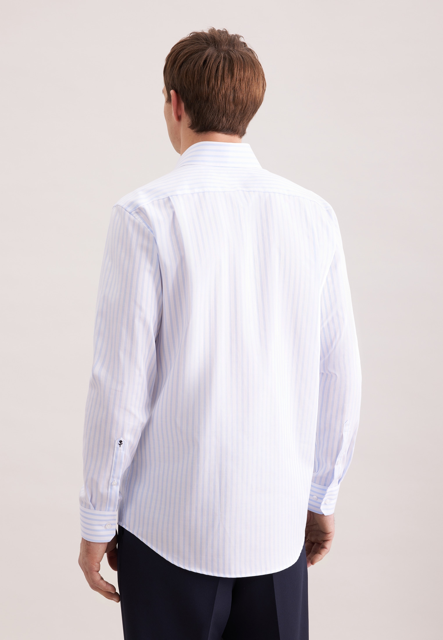seidensticker Businesshemd »Schwarze Rose« Comfort 1/1 Kentkragen Gestreift