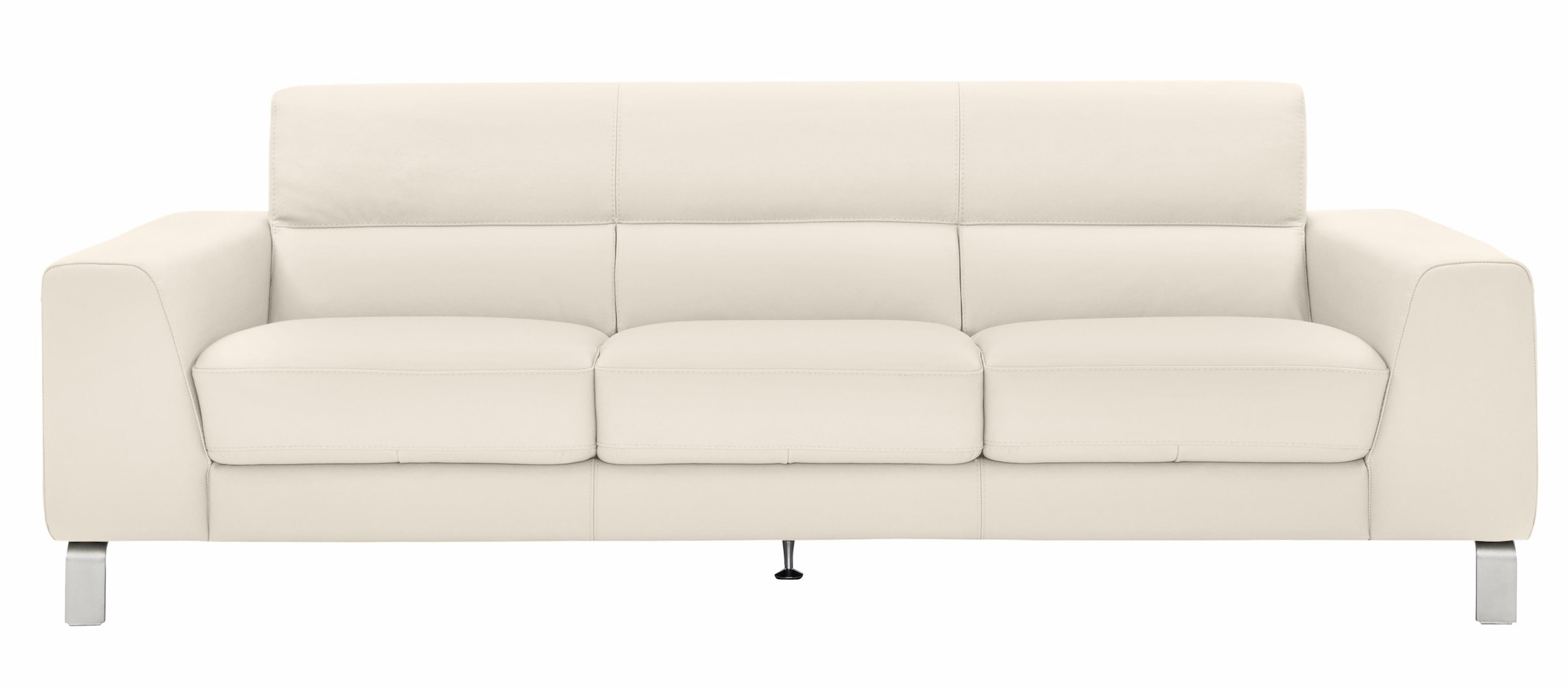 CALIA ITALIA 3-Sitzer »Simon, toller Sitzkomfort, italienisches Designsofa«, in zwei Lederqualitäten