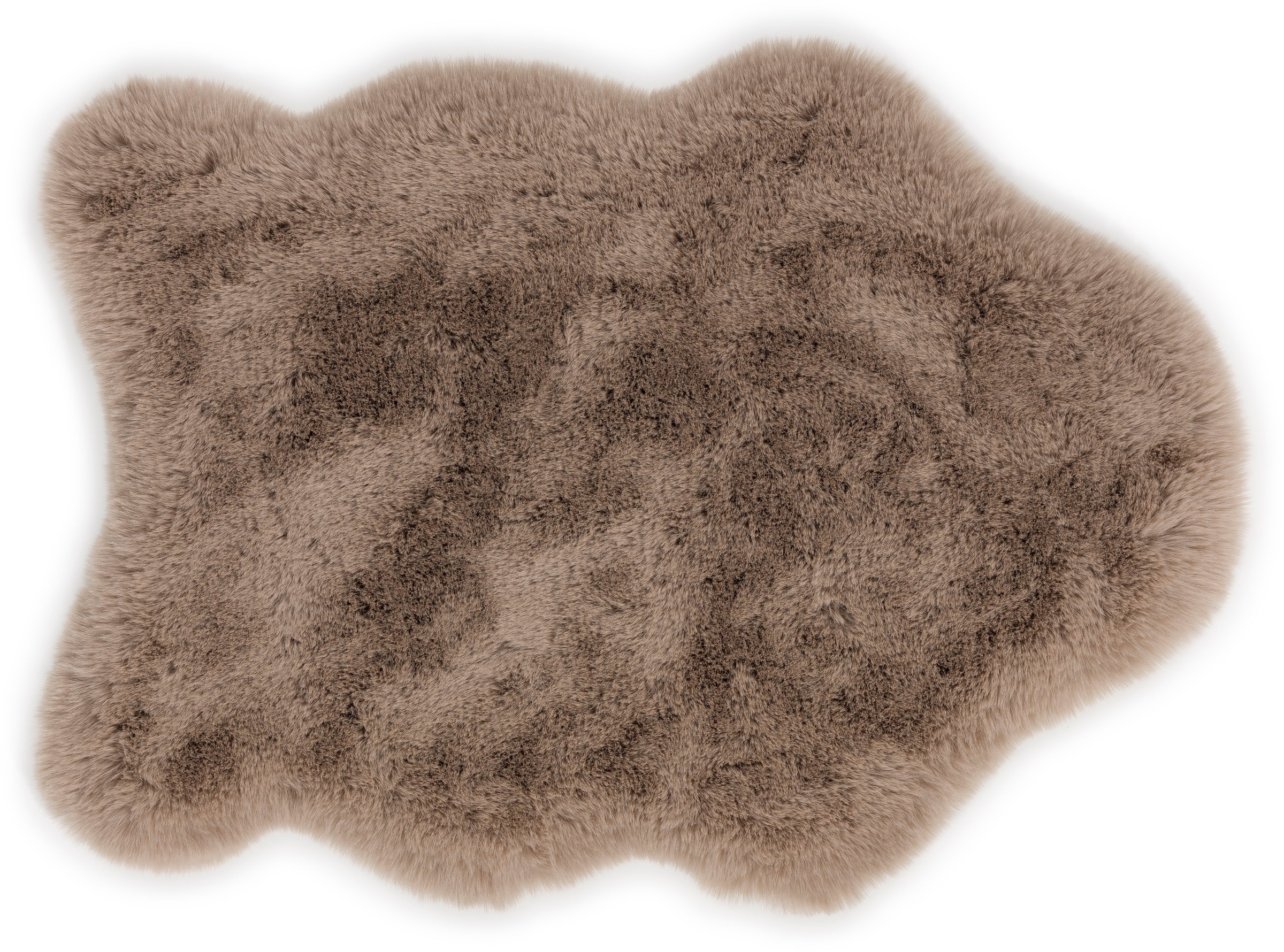 SCHÖNER WOHNEN-Kollektion Hochflor-Teppich »Tender deluxe 6286«, fellförmig, 50 mm Höhe, Dekofell, Fellteppich, flauschig, waschbar, Schöner Wohnen Kollektion