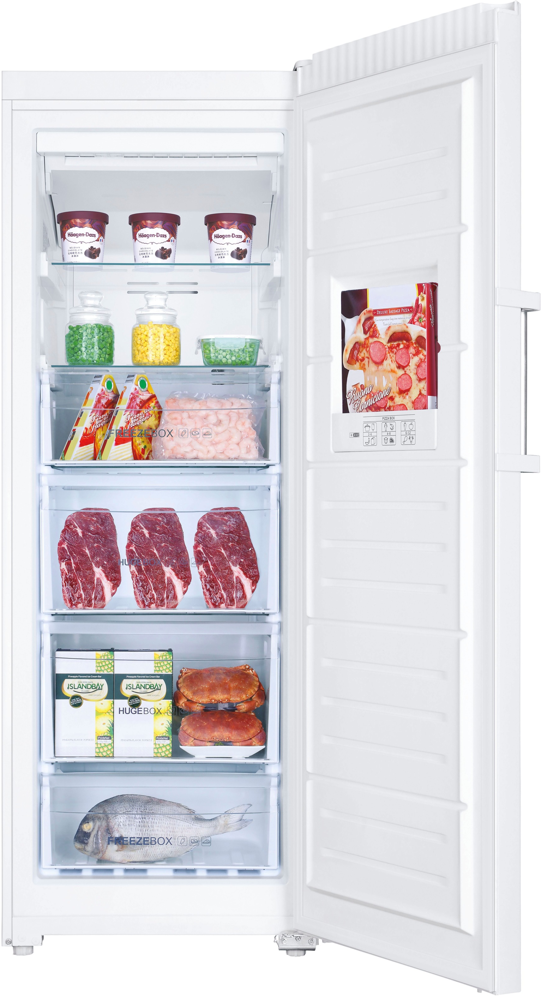 Haier Gefrierschrank »H2F-220WSAA«, 168 cm hoch, 60 cm breit