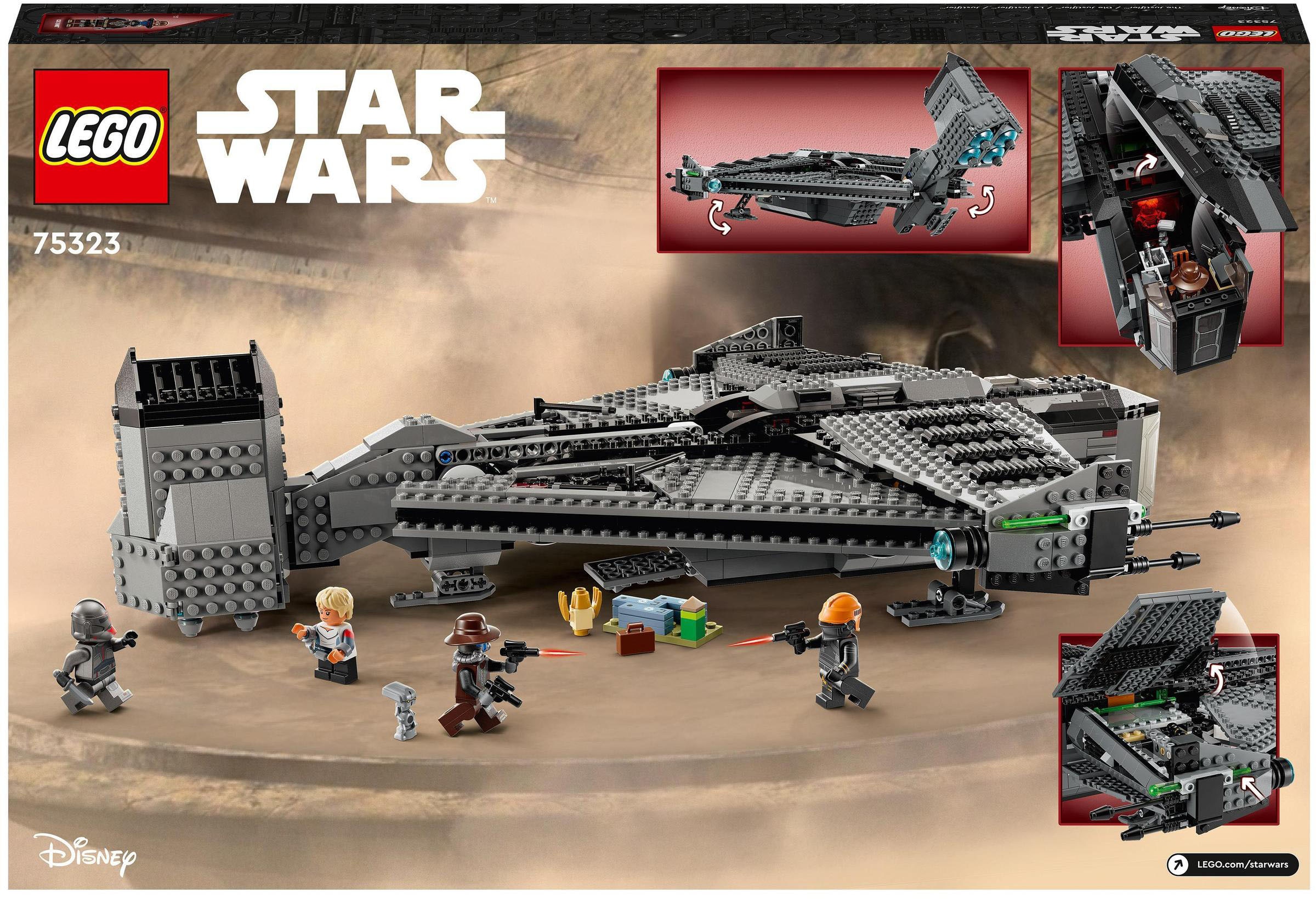 LEGO® Konstruktionsspielsteine »Die Justifier (75323), LEGO® Star Wars™«, (1022 St.), Made in Europe