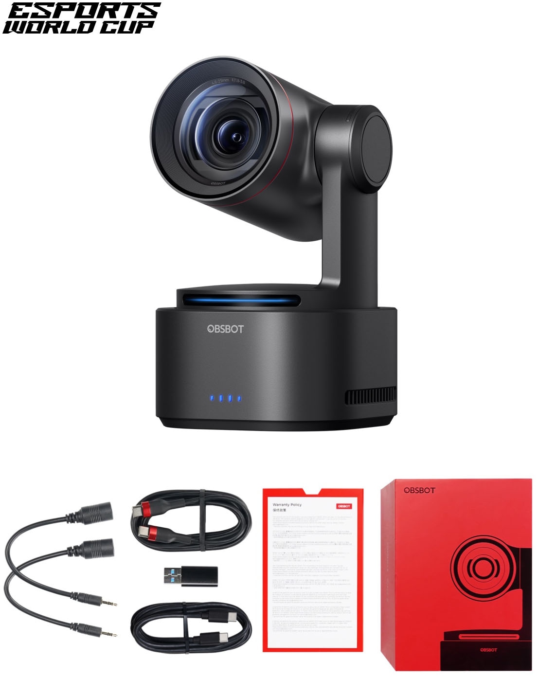 OBSBOT Camcorder »Tail 2« Bluetooth | LAN (Ethernet) 5 fachx opt. Zoom