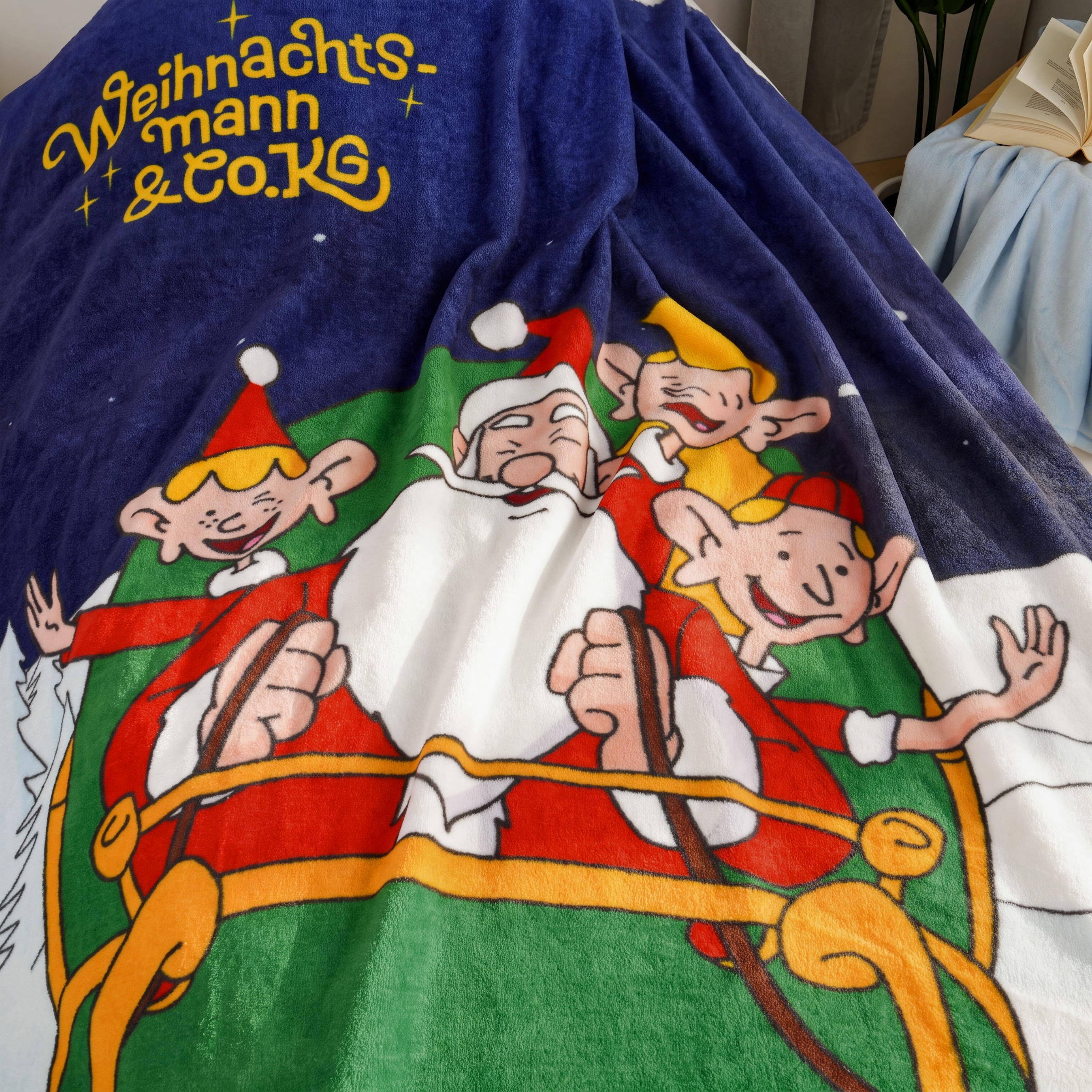  Wohndecke »Weihnachtsmann & Co.KG S« Perfekt zum Kuscheln – zuhause und unterwegs