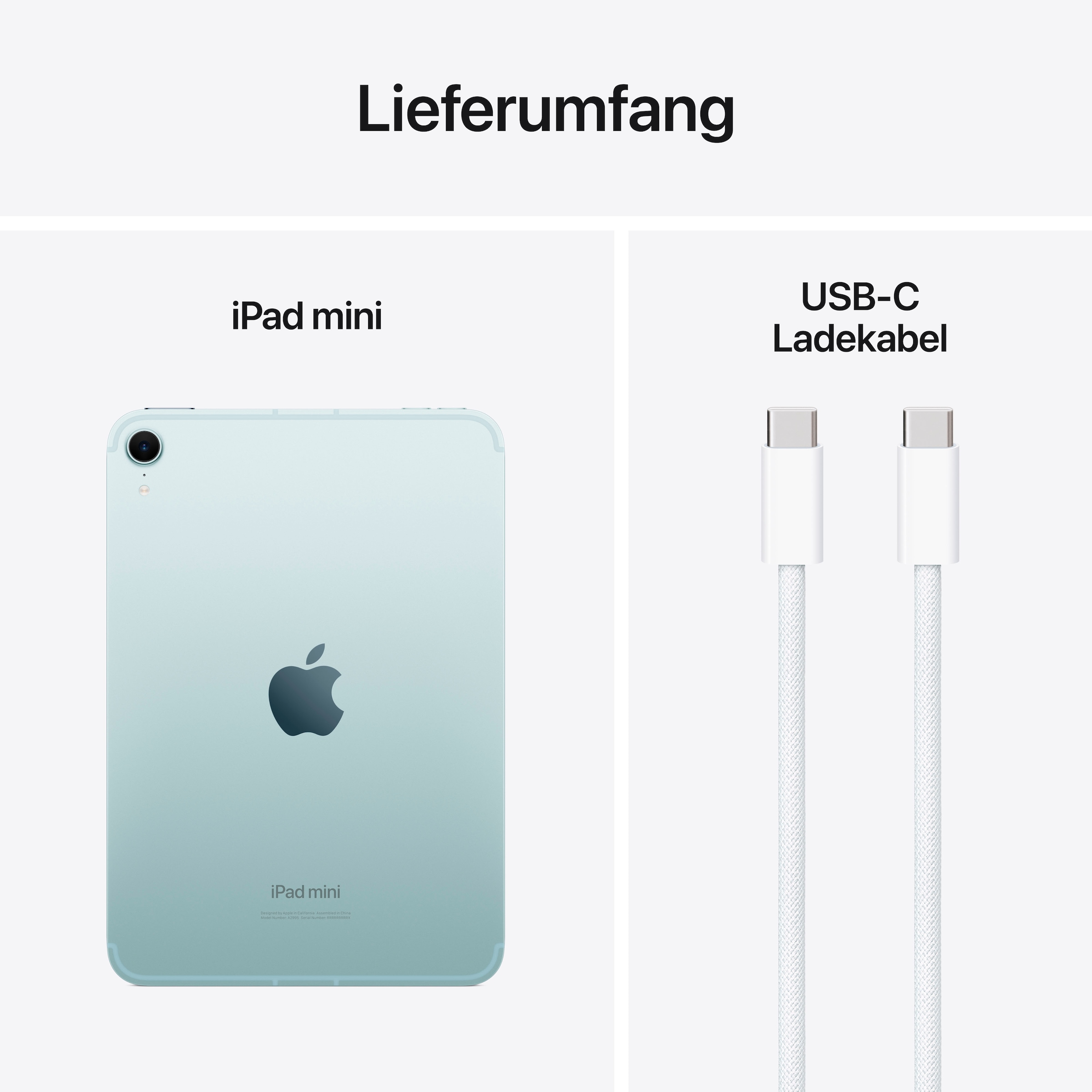 Apple Tablet »iPad mini 2024 Wi-Fi + Cellular 512GB«, (21,08 cm / 8.3 Zoll), iPadOS, Retina, 5G,)