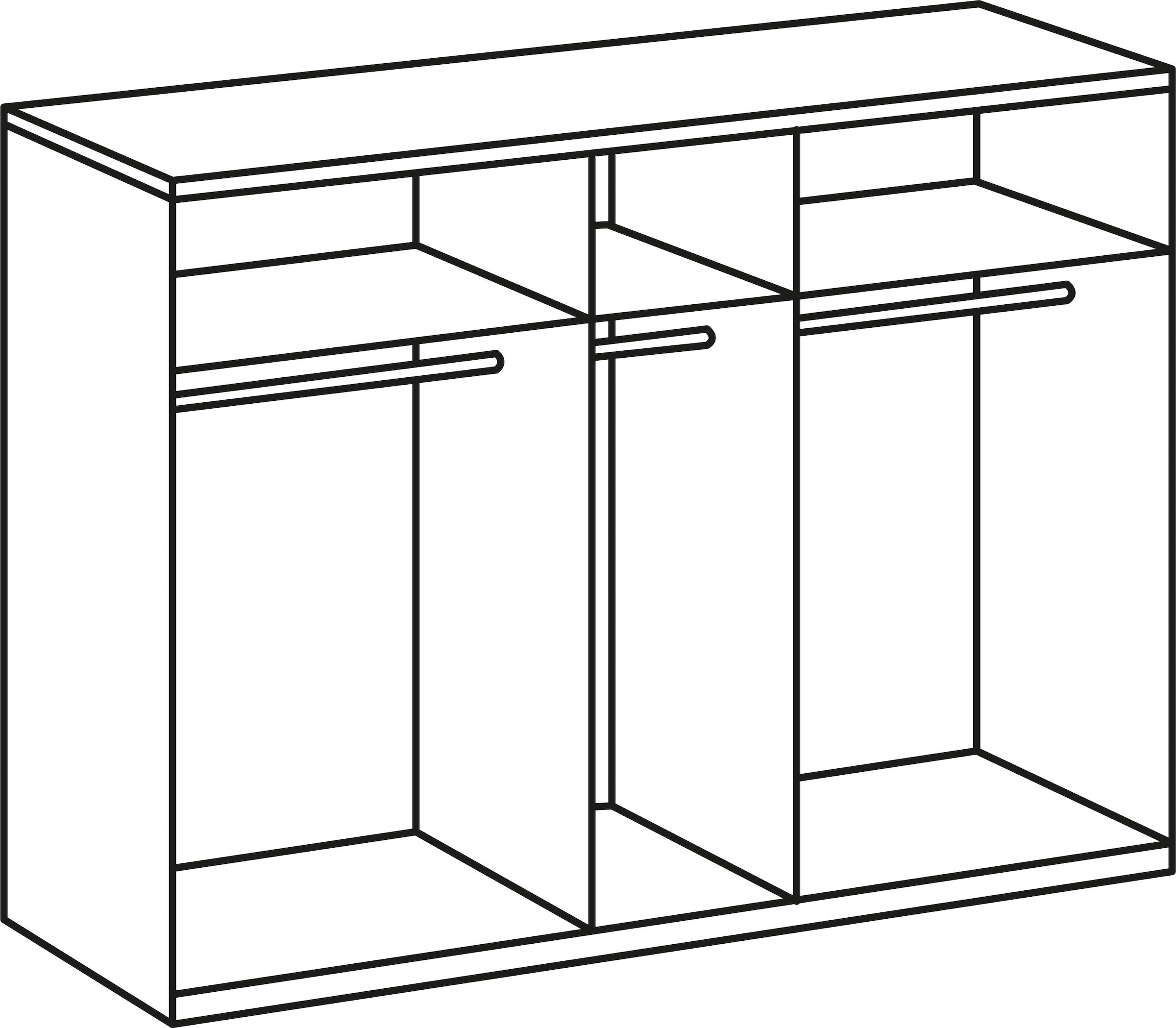 Wimex Kleiderschrank »New York, Wäscheschrank, Garderobe, Aufbewahrung«, in vielen Breiten, individuelles Stauraumwunder, Höhe 208 oder 236cm