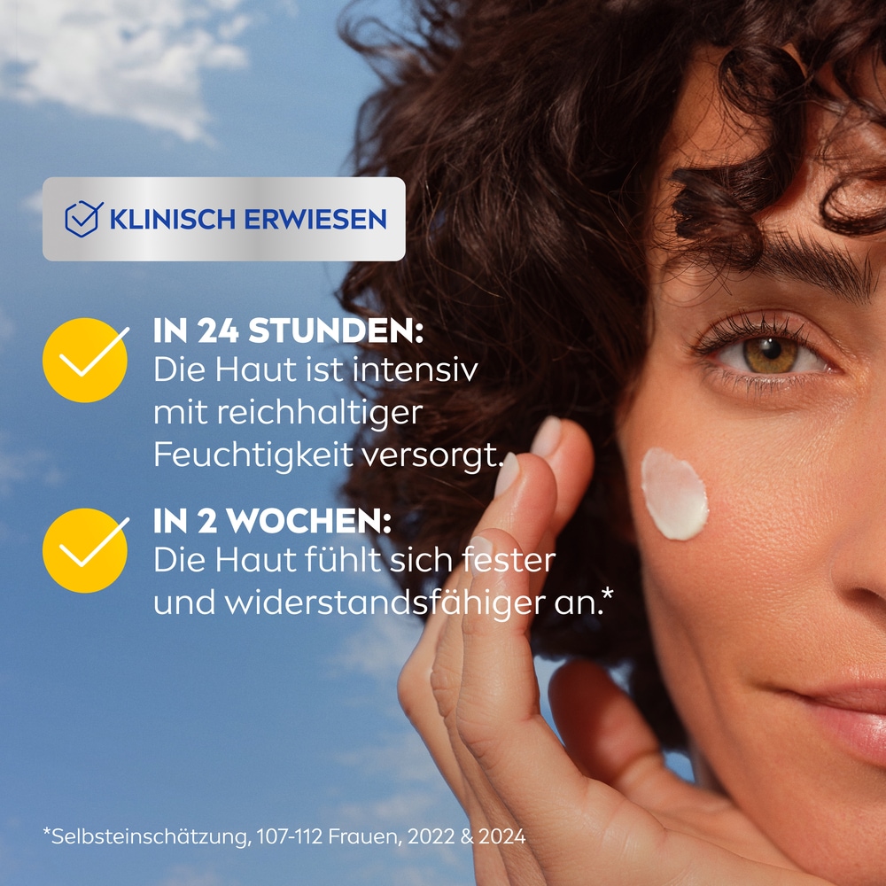 Nivea Tagescreme »Q10 ANTI-FALTEN EXTRA-REICHHALTIG TAGESPFLEGE LSF 15« spendet intensive Feuchtigkeit für 24 Stunden