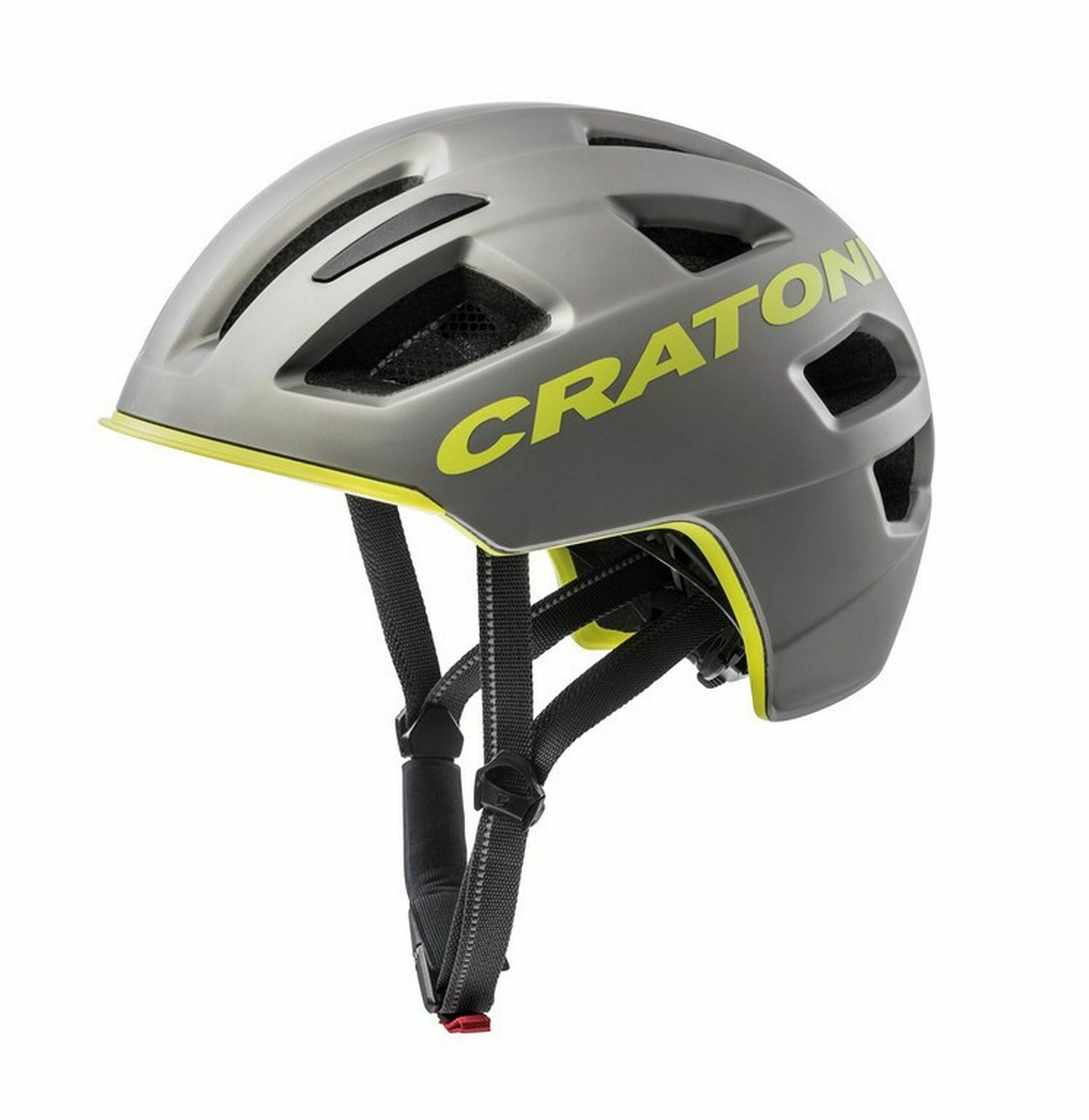 Cratoni Fahrradhelm »City Fahrradhelm C-Pure anthrazit-lime matt«