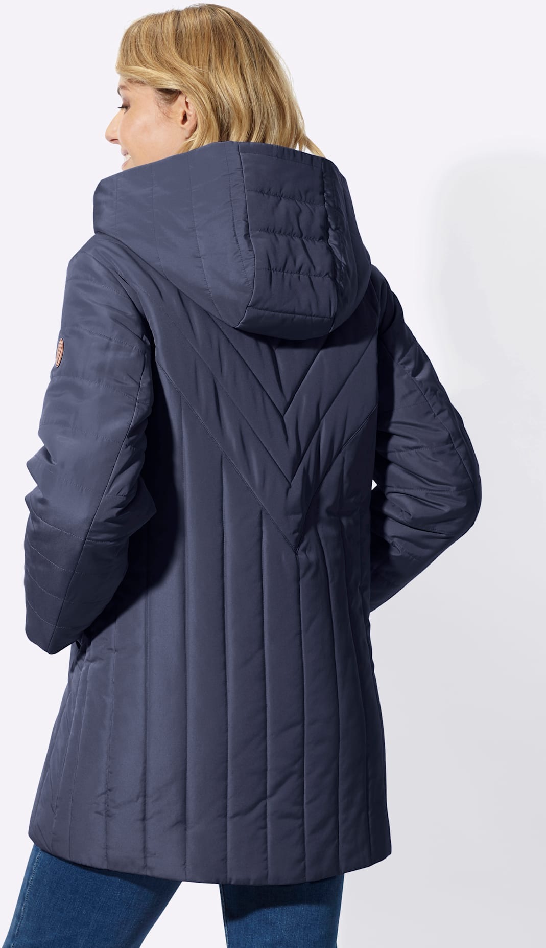 Classic Basics Steppjacke mit Kapuze