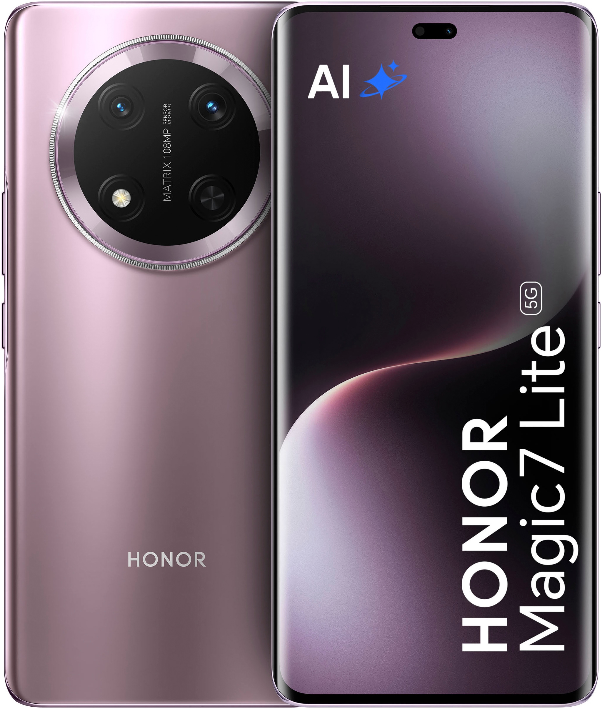 Honor Smartphone »Magic 7 Lite« Titanium Purple in lila