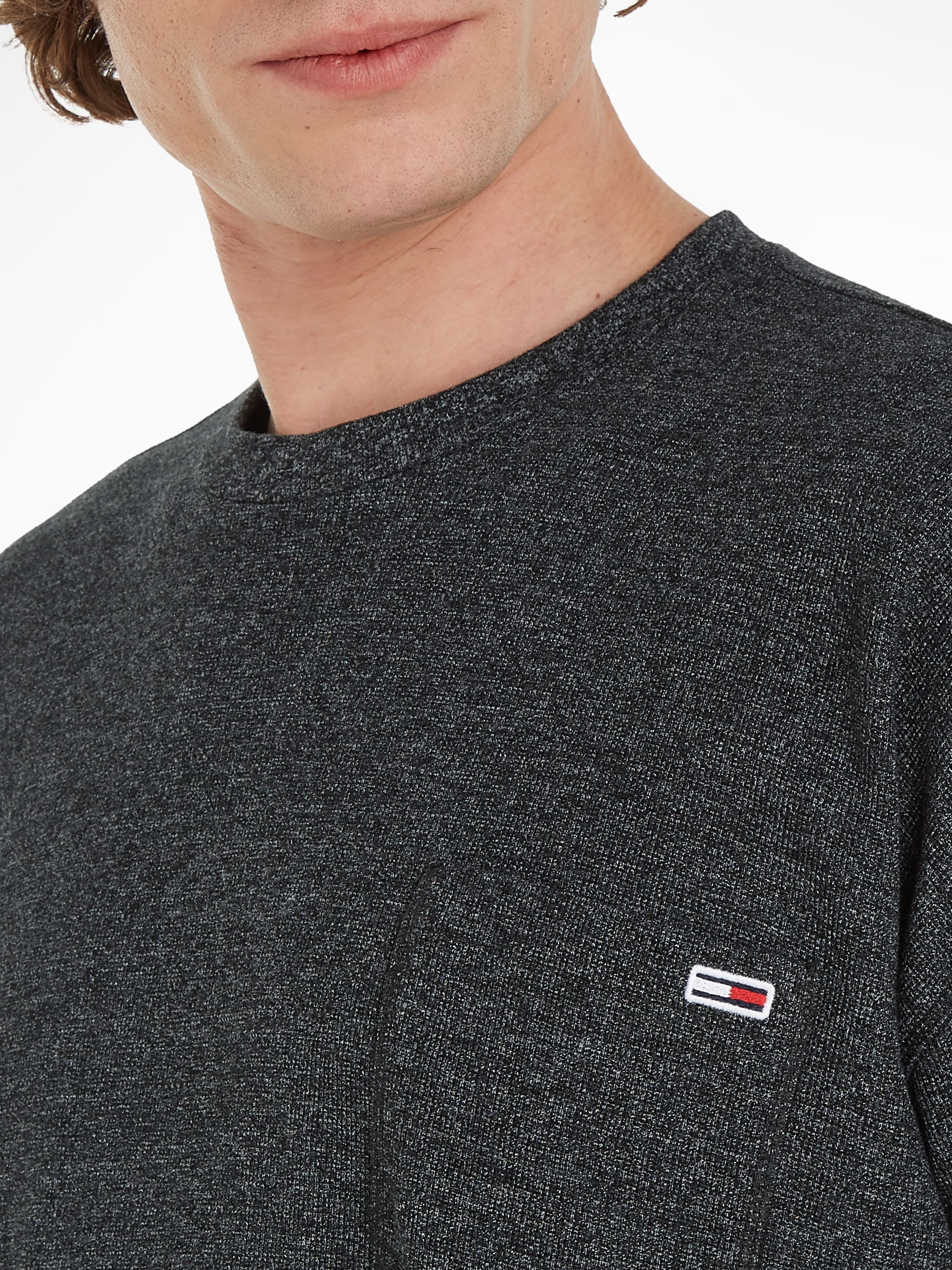 Tommy Jeans Langarmshirt »TJM RLX WAFFLE SNIT TEE«