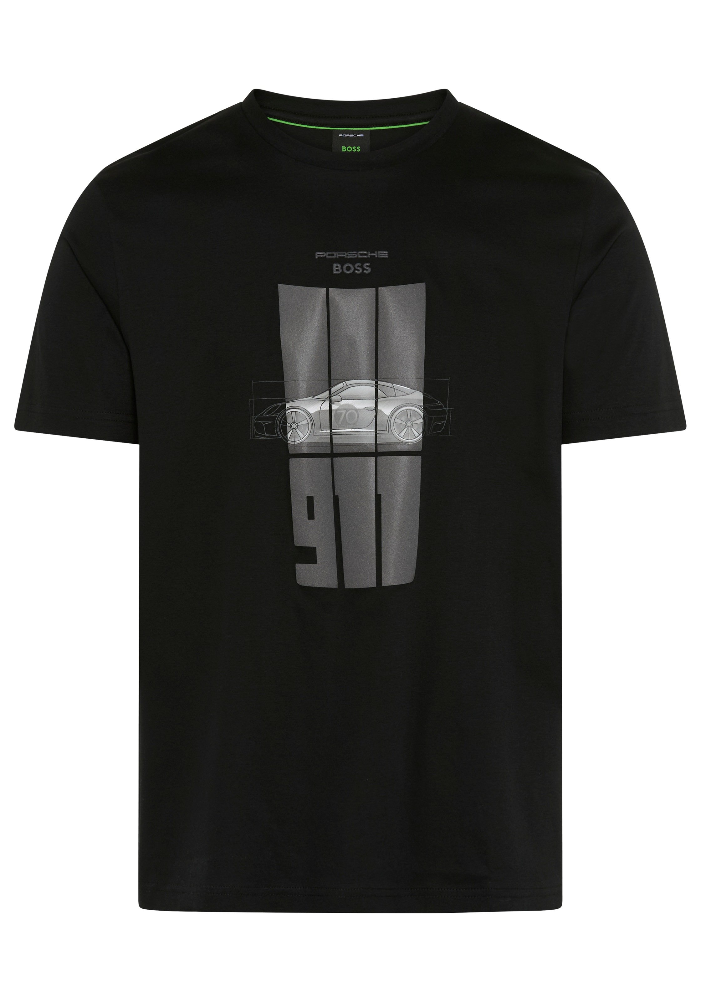 BOSS GREEN T-Shirt »Porsche Spirit 70 Capsule Collection« Premium Herrenmode Innovative Geruchskontroll-Technologie HEIQ MINT