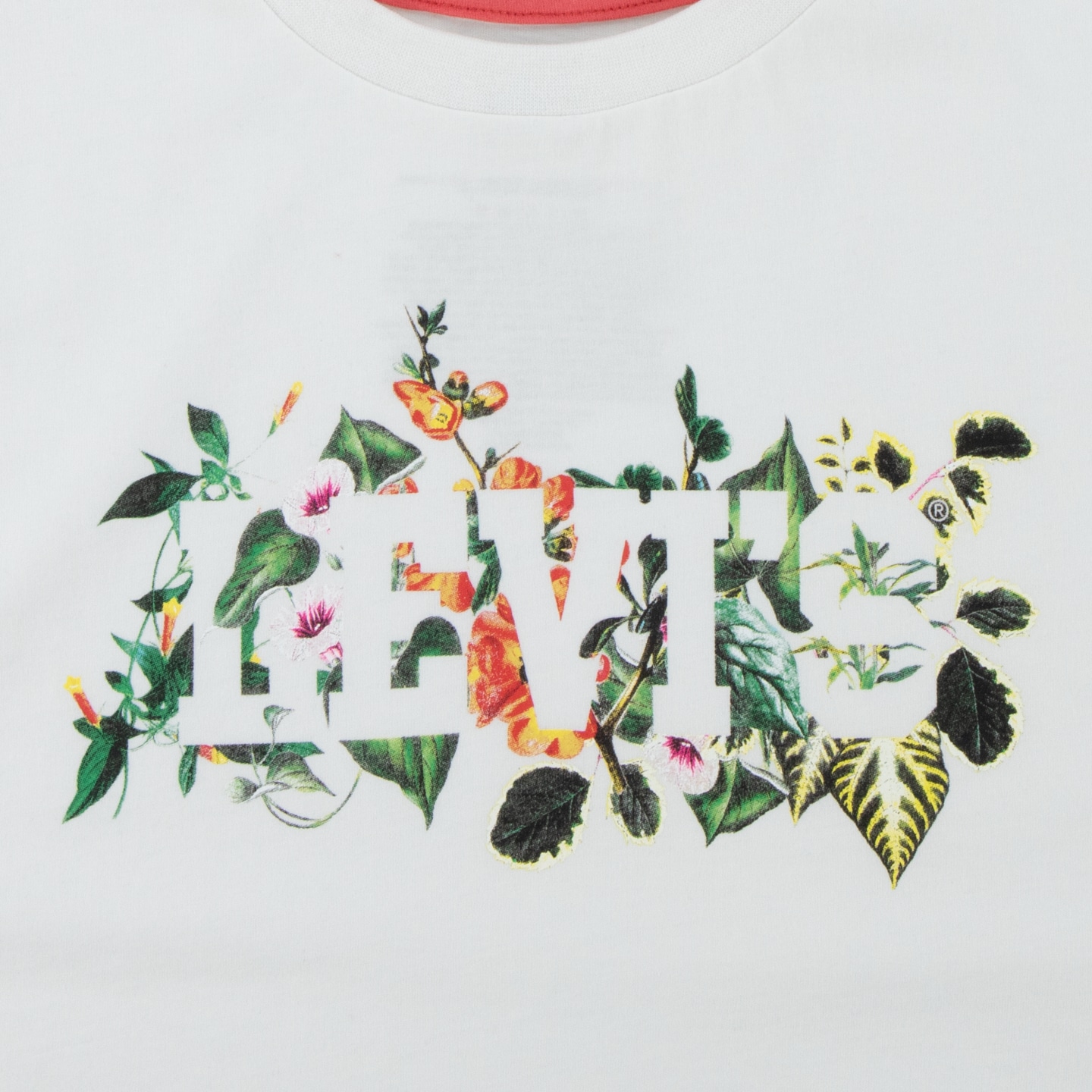 Levi's® Kids T-Shirt, mit floralem Logo-Print