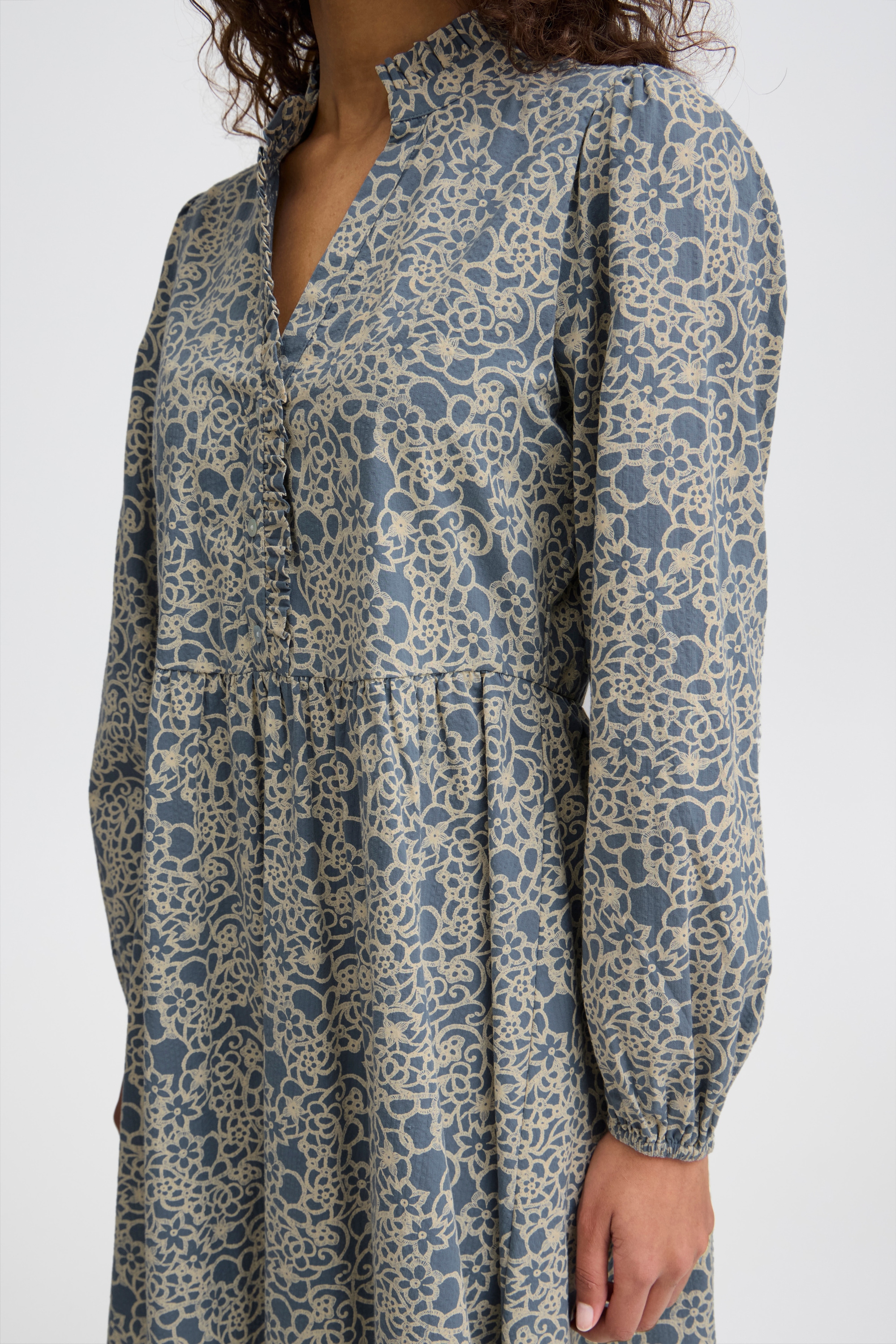 Ichi Midikleid »Kleid IHQWISSA«