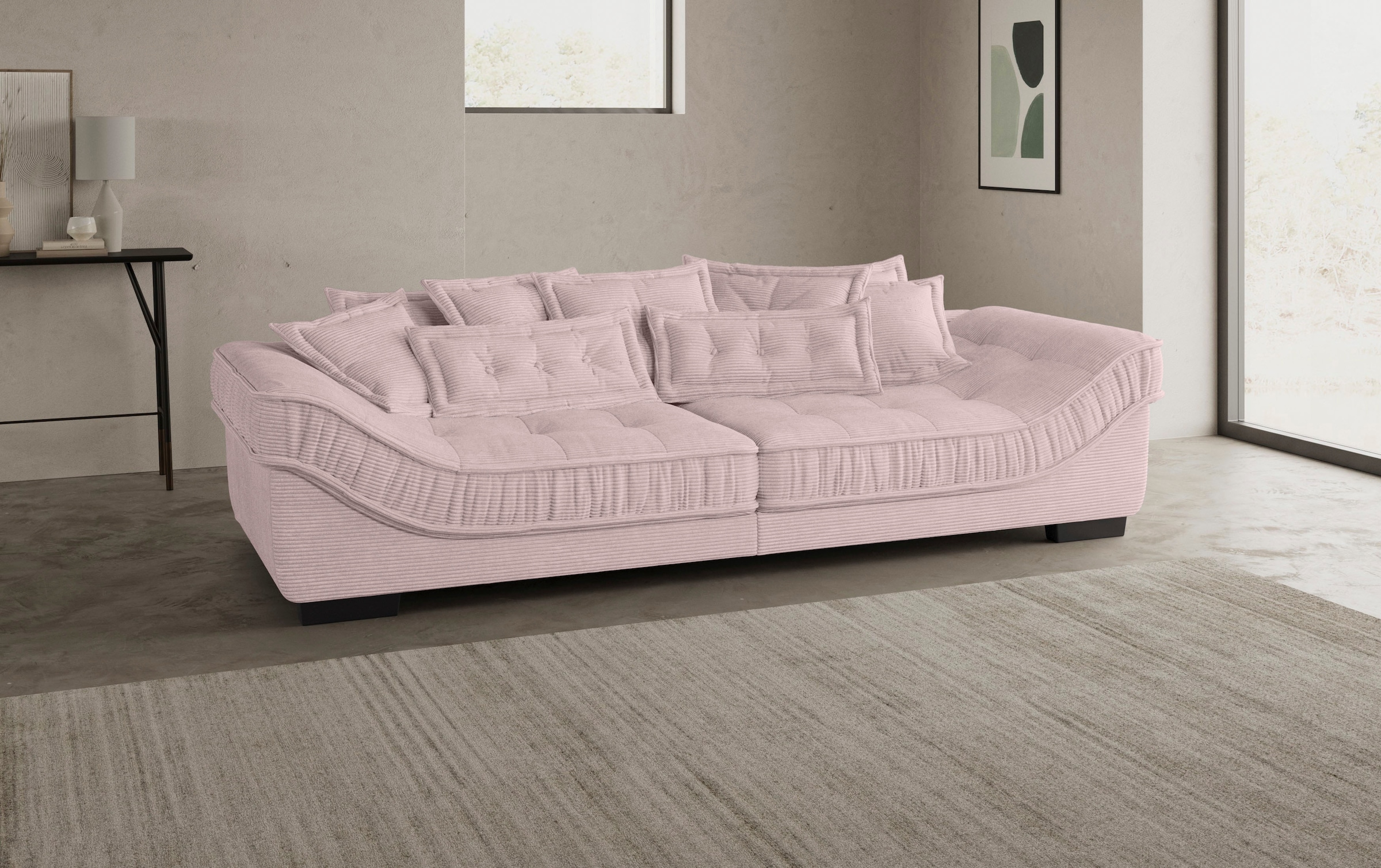 Mr. Couch Big-Sofa »Diwan II DuraFlex«, DuraFlex-Kaltschaumpolsterung, bis 140 kg, 4 Bezugsqualitäten