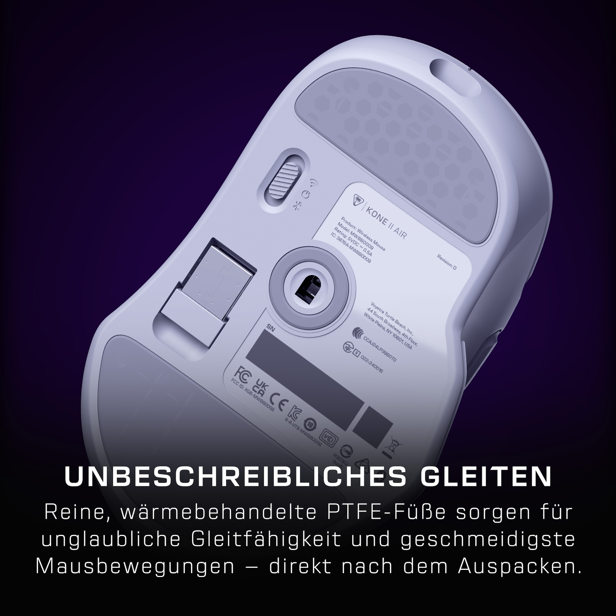 Turtle Beach Gaming-Maus »Kone II Air« Bluetooth | Funk