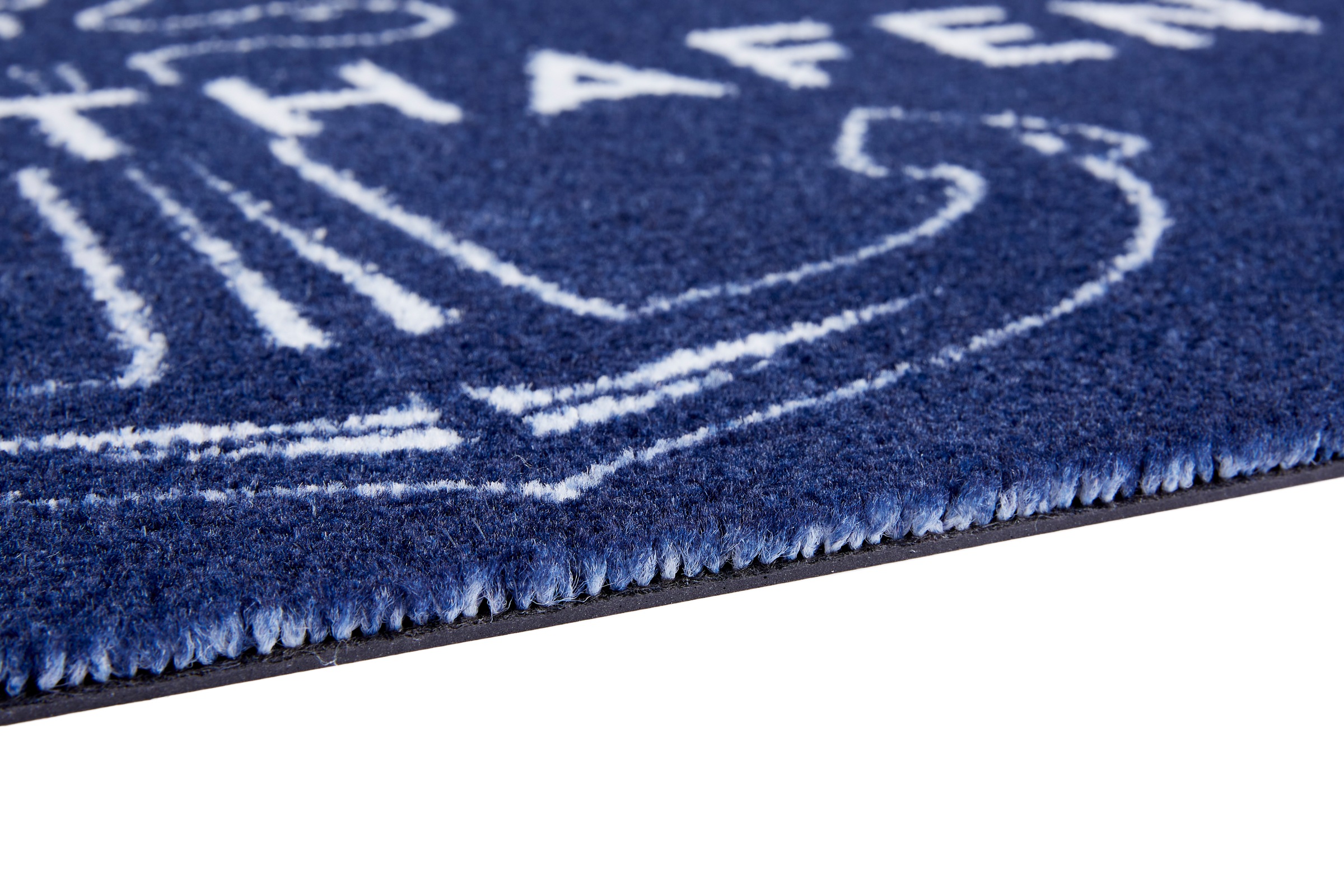 ASTRA Fußmatte »Deco Brush 1630«, rechteckig, 7 mm Höhe, Schmutzfangmatte, mit Spruch, In -und Outdoor geeignet