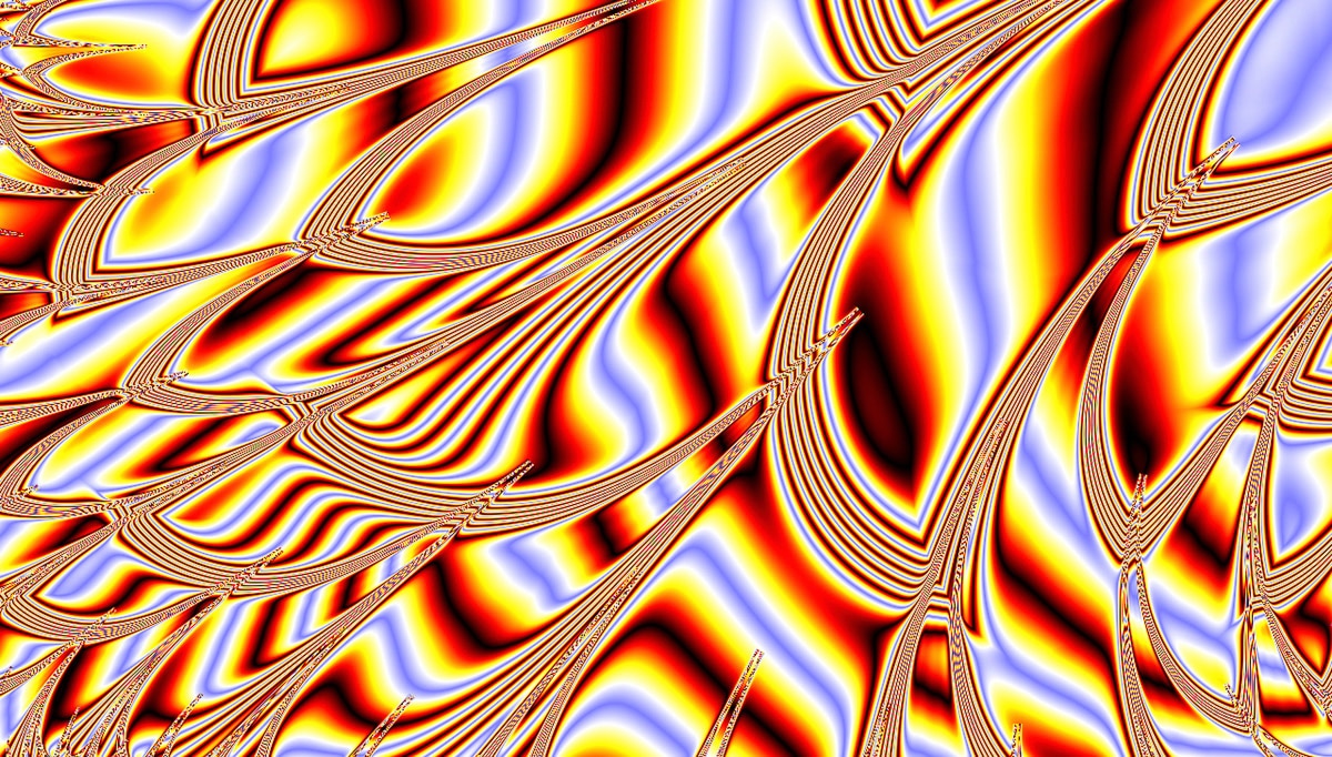 Papermoon Fototapete »Psychedelischer Regenbogenwirbel«