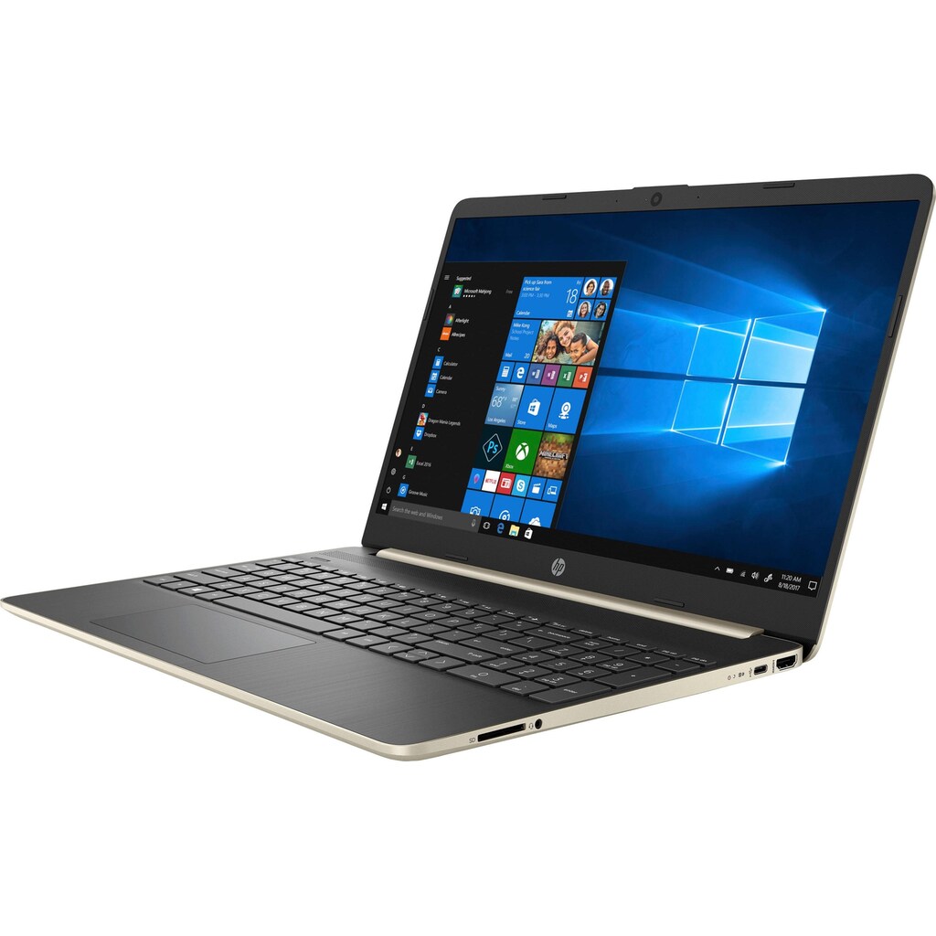 HP Notebook »15s-fq0212/214ng«, 39,6 cm, / 15,6 Zoll, Intel, Pentium Gold, UHD Graphics 610, 512 GB SSD