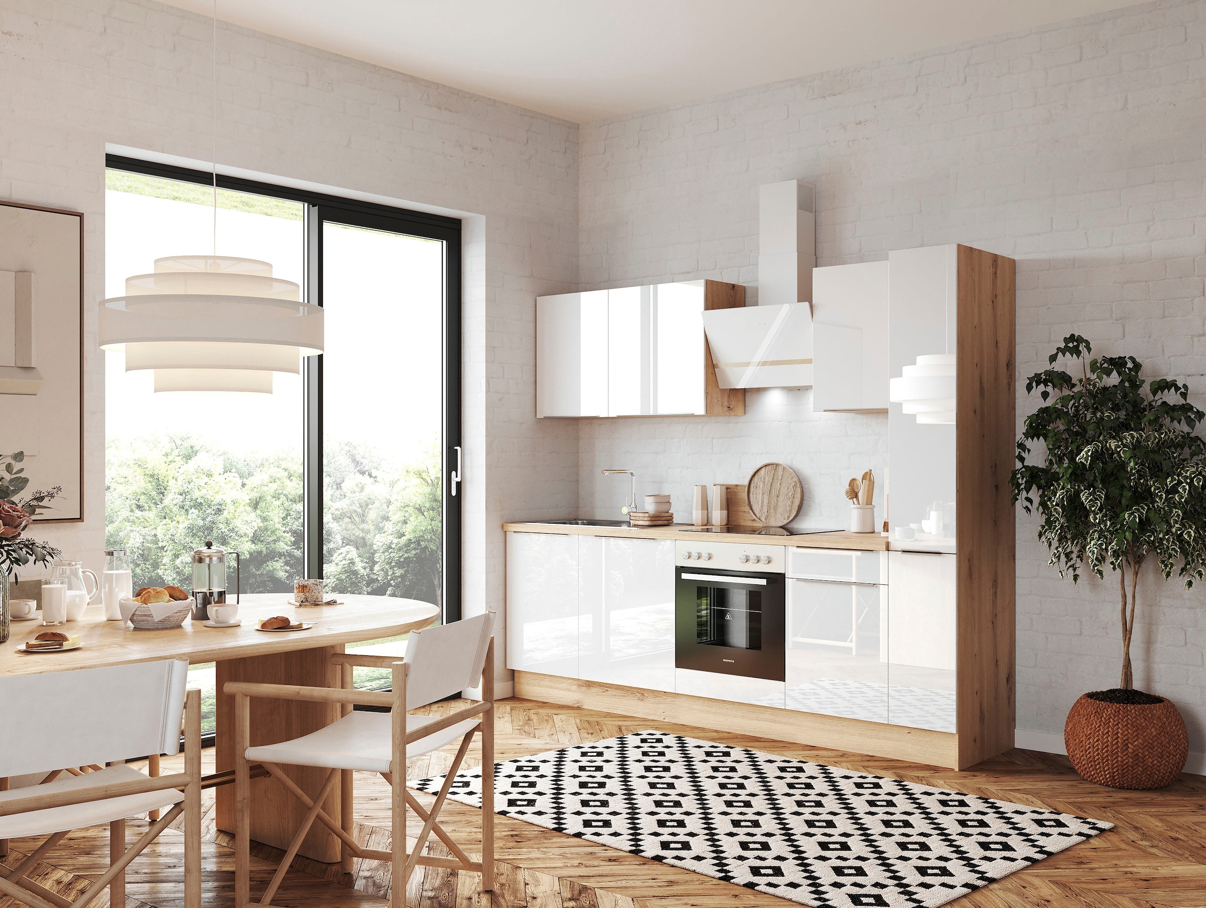 Küchenzeile Soft 250 im Serie aus mit cm, Marleen«, -Close Shop OTTO RESPEKTA Breite Online der »Safado