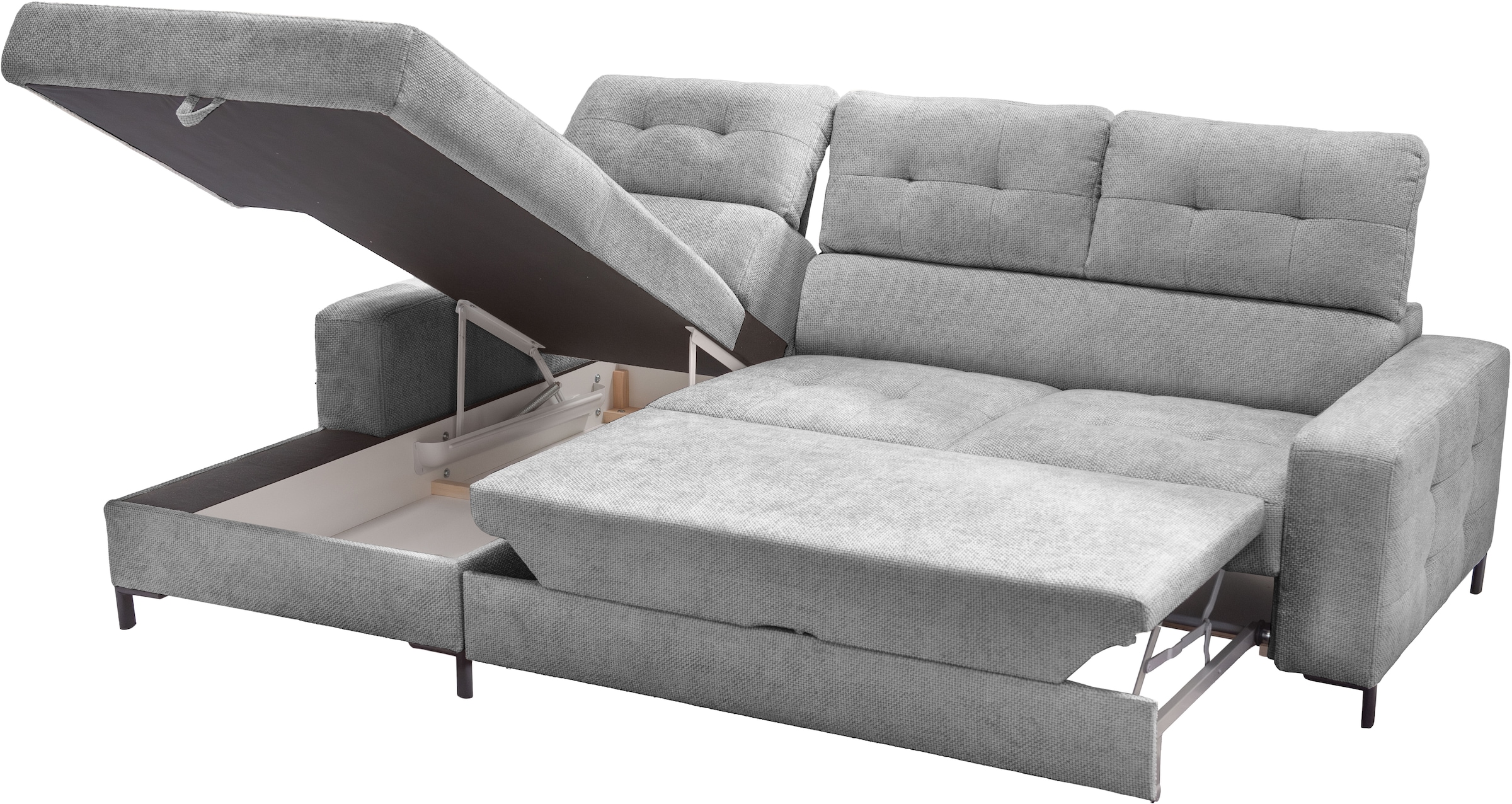 exxpo - sofa fashion Ecksofa »Bonito«, (2 St.), Sitztiefenverstellung,Höhenverstellung